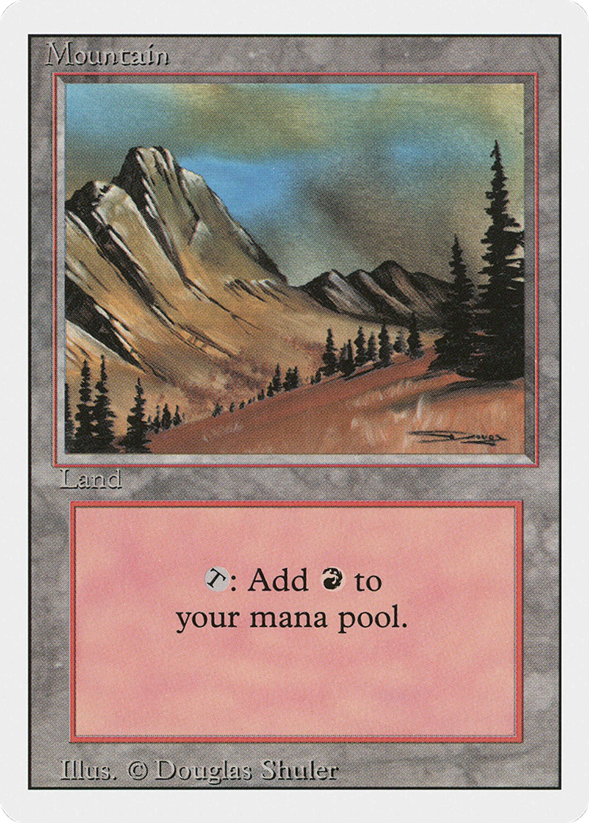 Mountain — Revised Edition — Magic: The Gathering