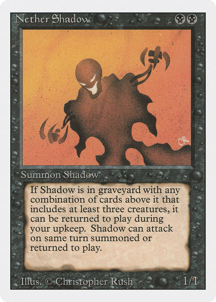 Nether Shadow — Revised Edition — Magic: The Gathering