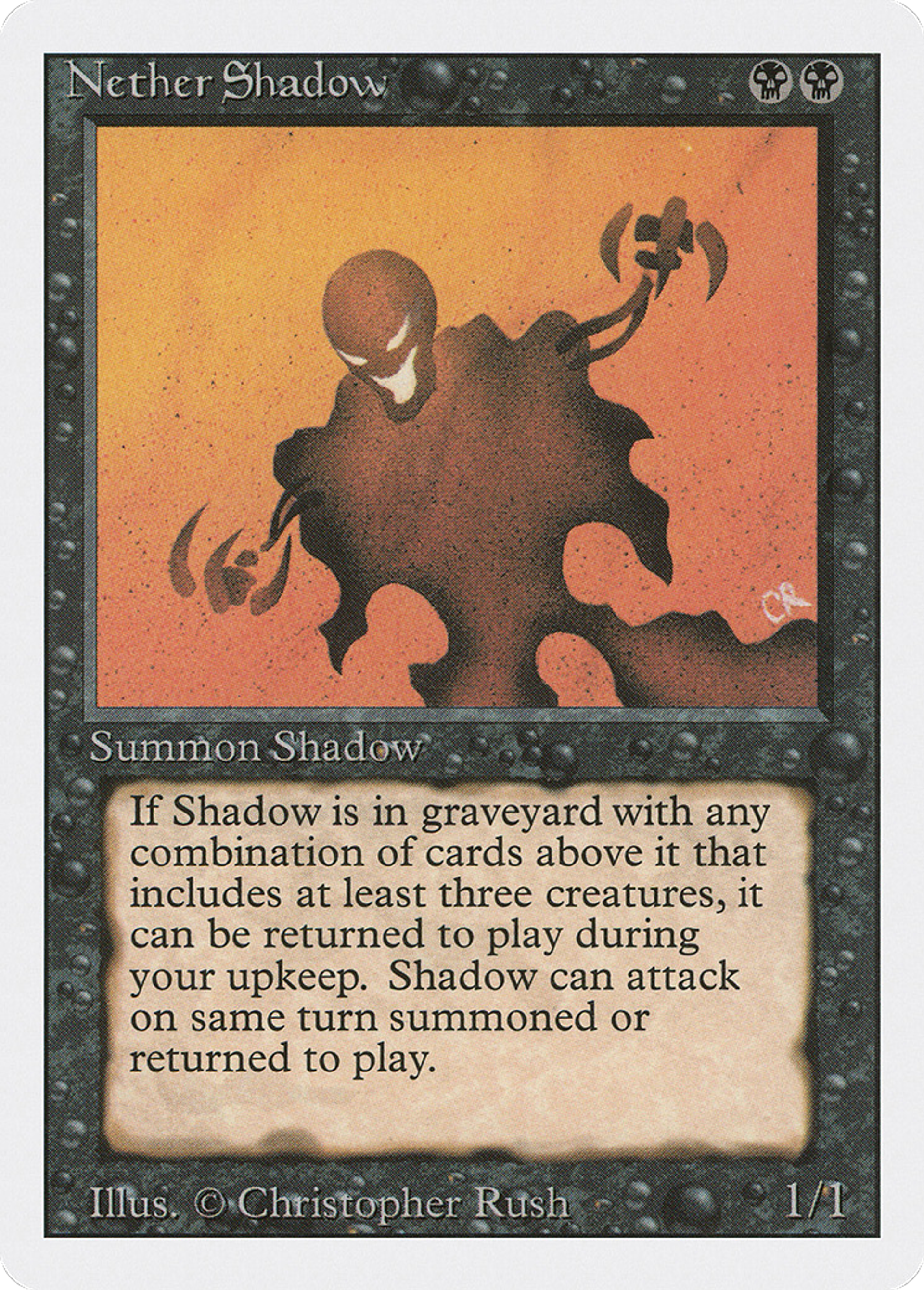 Nether Shadow — Revised Edition — Magic: The Gathering