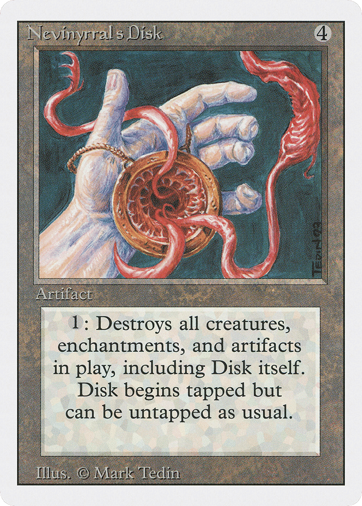 Disque de Nevinyrral from Revised Edition - Magic: The Gathering