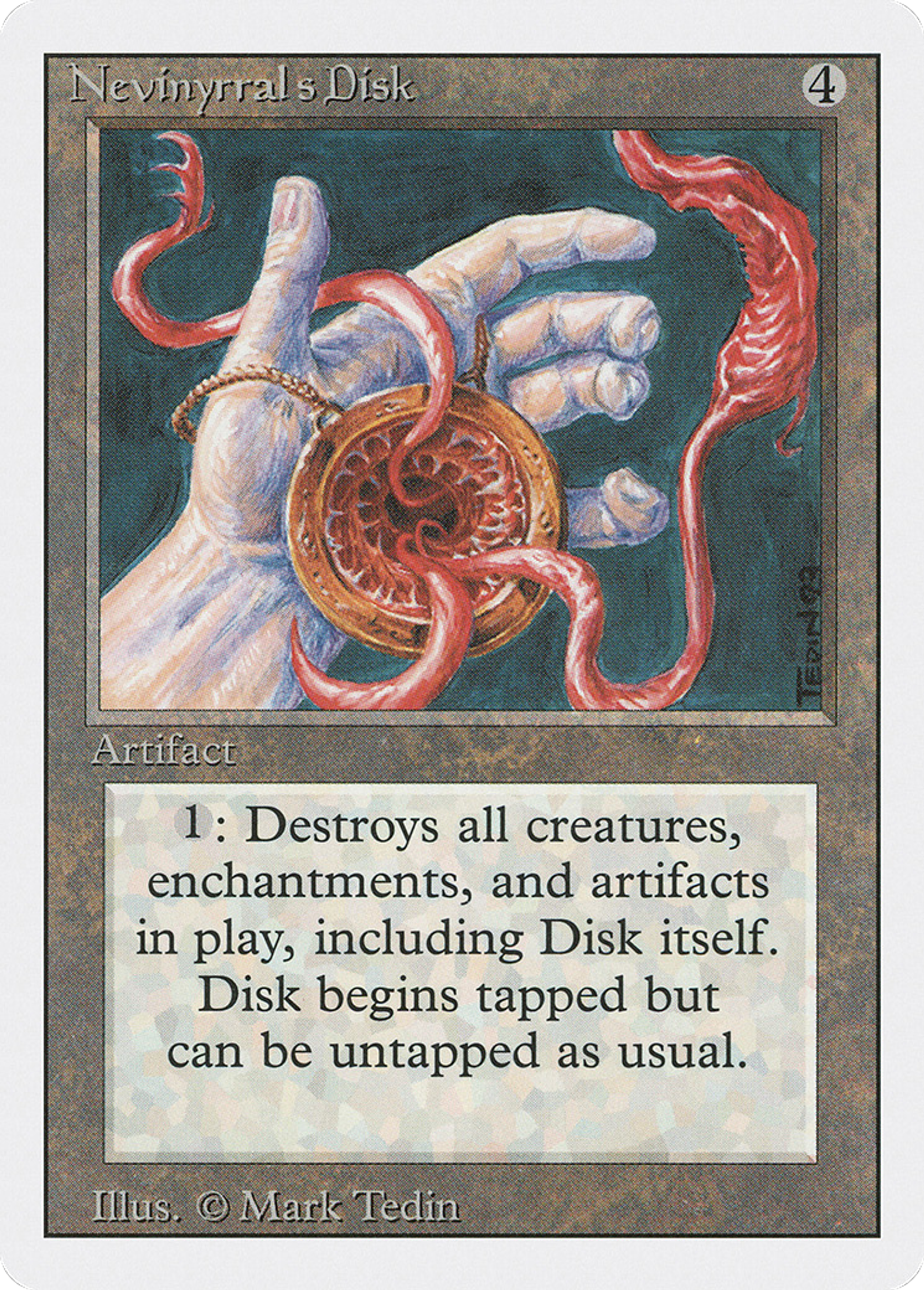 Nevinyrral's Disk — Revised Edition — Magic: The Gathering