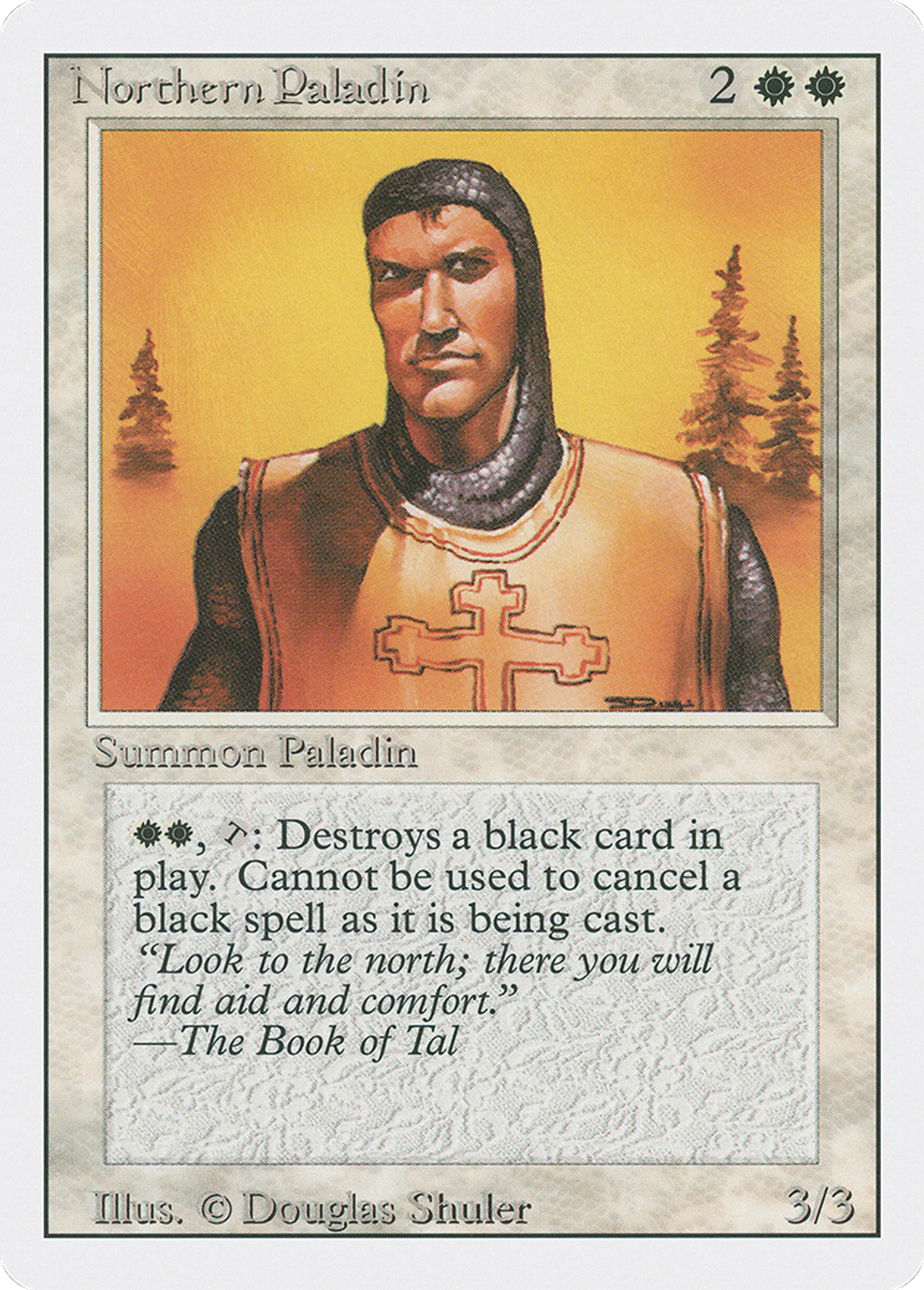 Northern Paladin — Revised Edition — Magic: The Gathering
