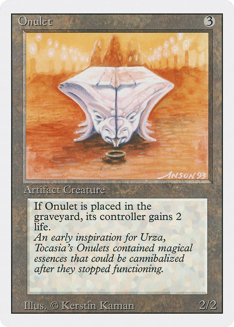 Onulet — Revised Edition — Magic: The Gathering
