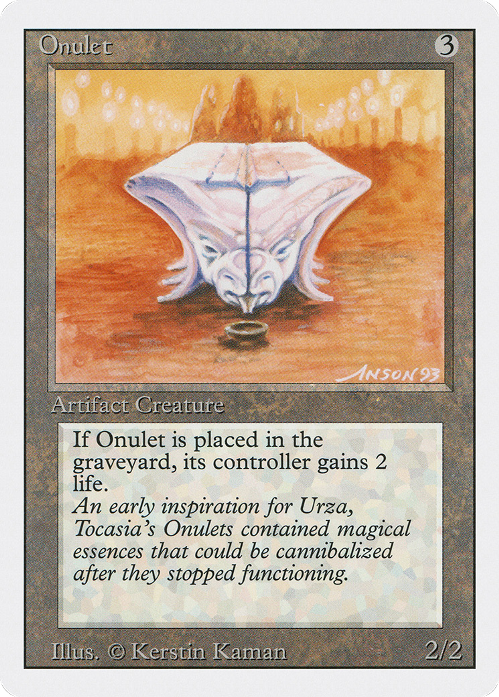 Onulet — Revised Edition — Magic: The Gathering