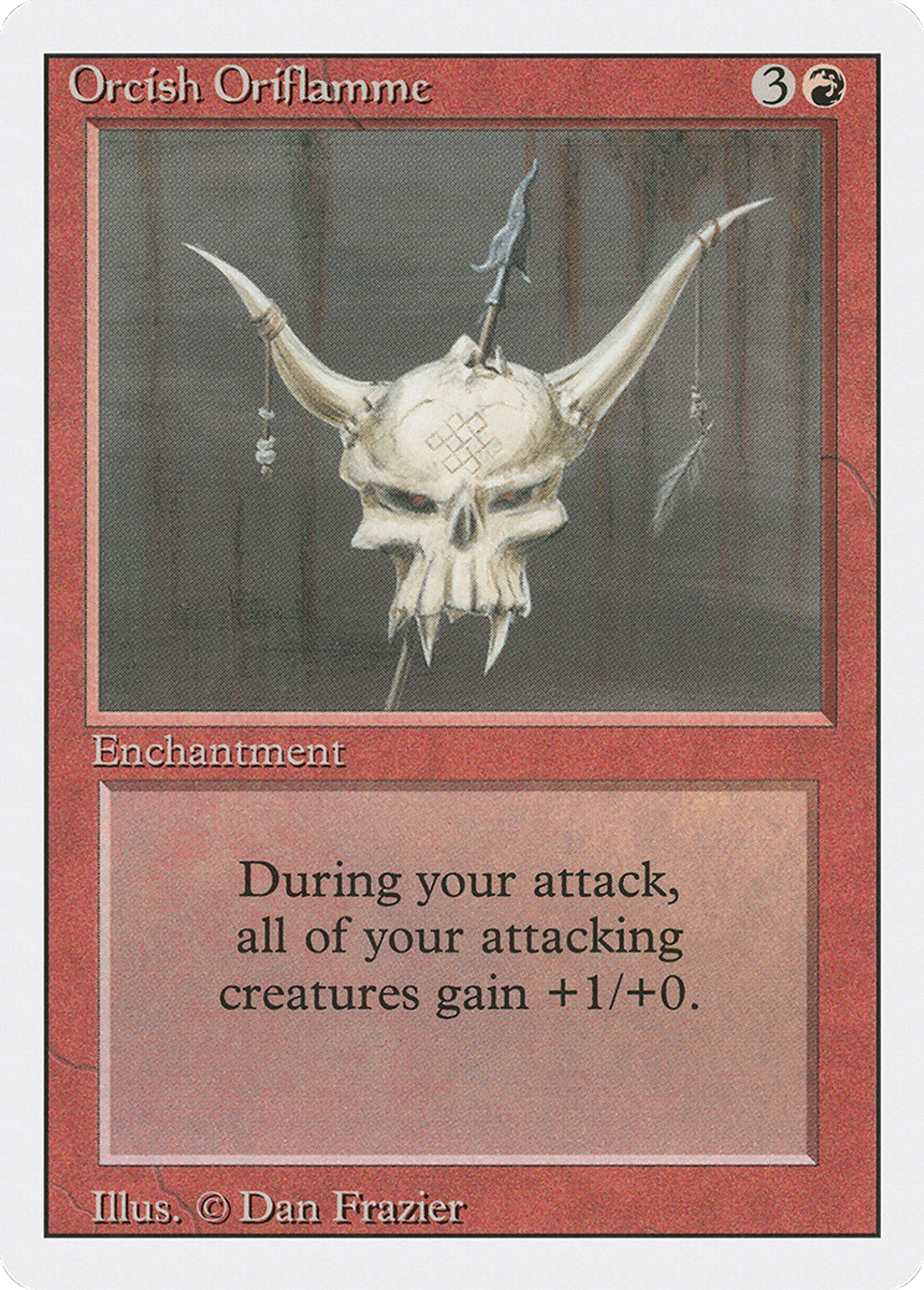 Orcish Oriflamme — Revised Edition — Magic: The Gathering