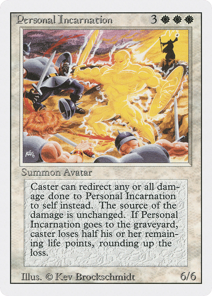 Personal Incarnation — Revised Edition — Magic: The Gathering