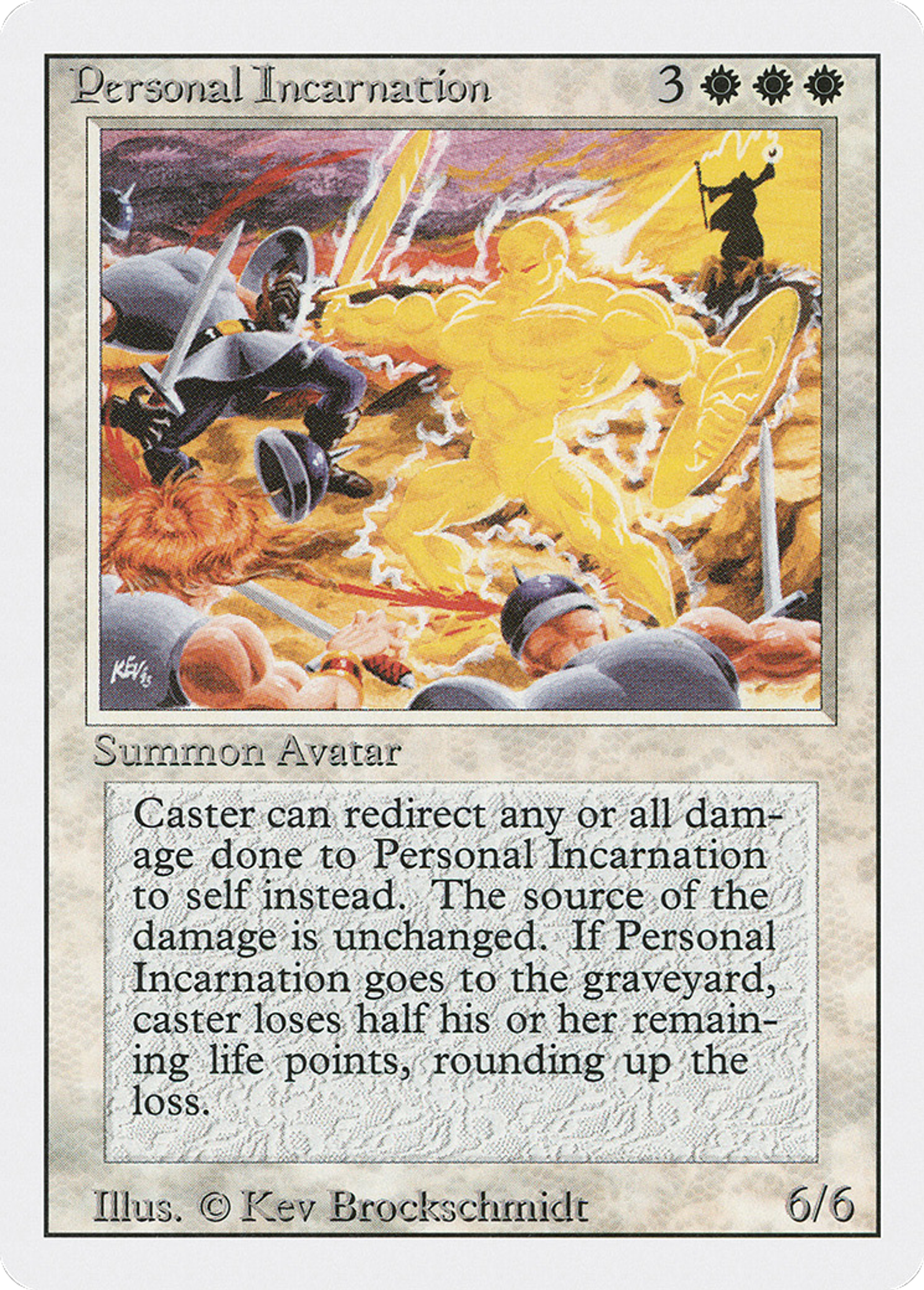 Personal Incarnation — Revised Edition — Magic: The Gathering