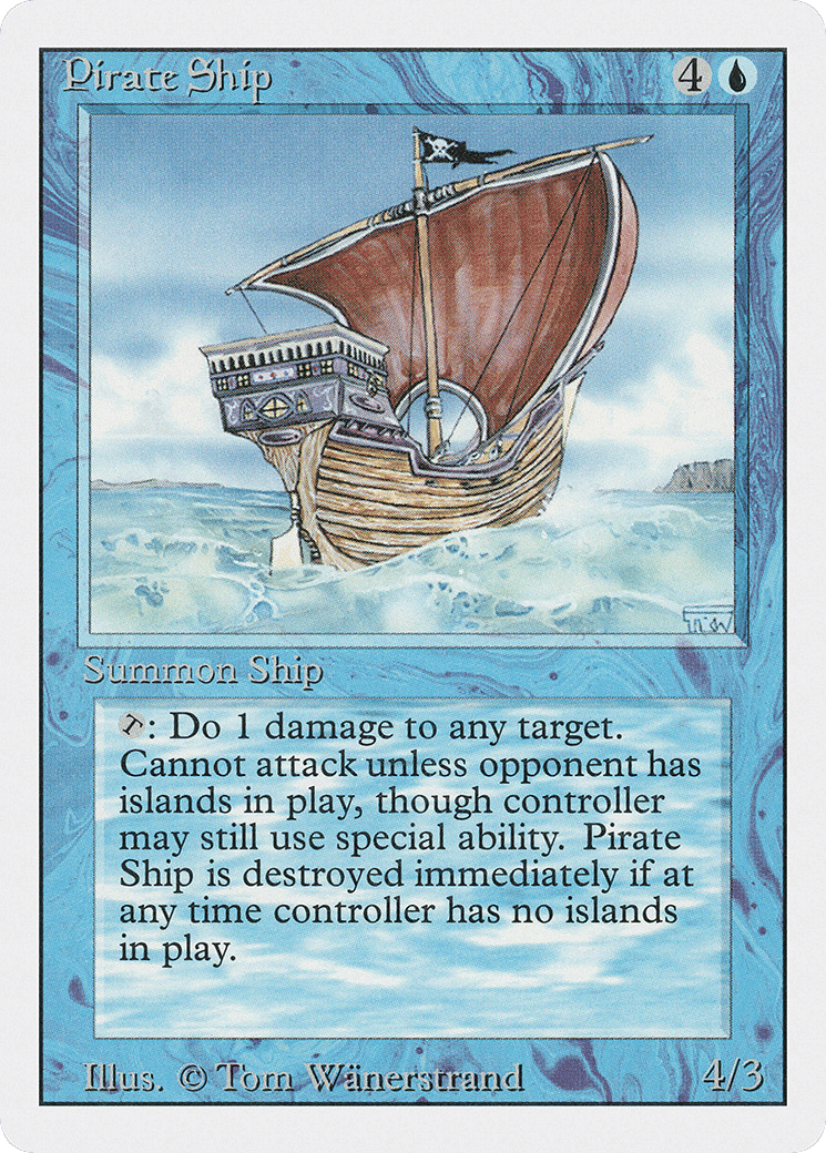 Navire pirate — Revised Edition — Magic: The Gathering