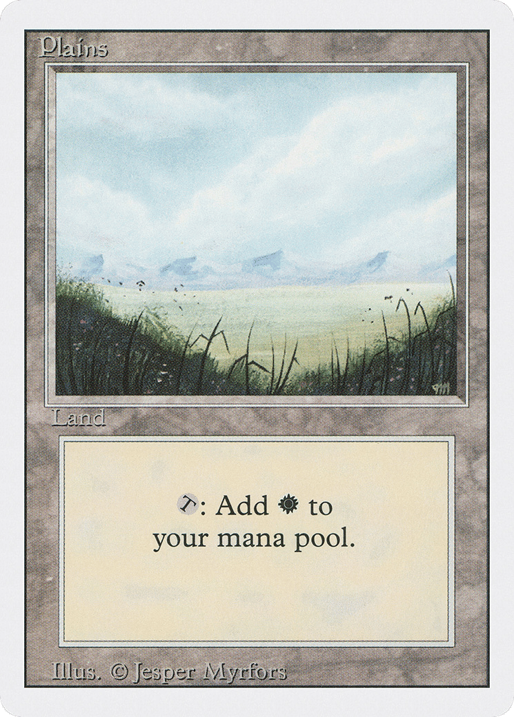 Plains — Revised Edition — Magic: The Gathering