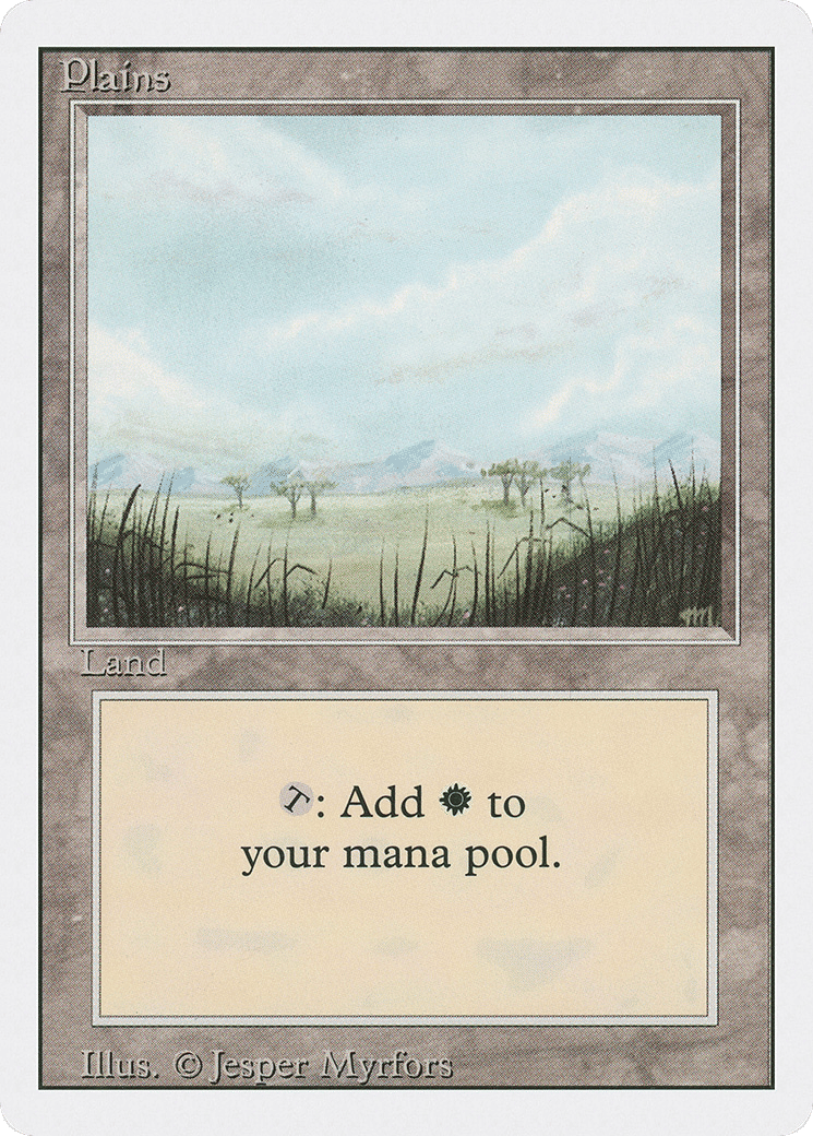 Plaine — Revised Edition — Magic: The Gathering