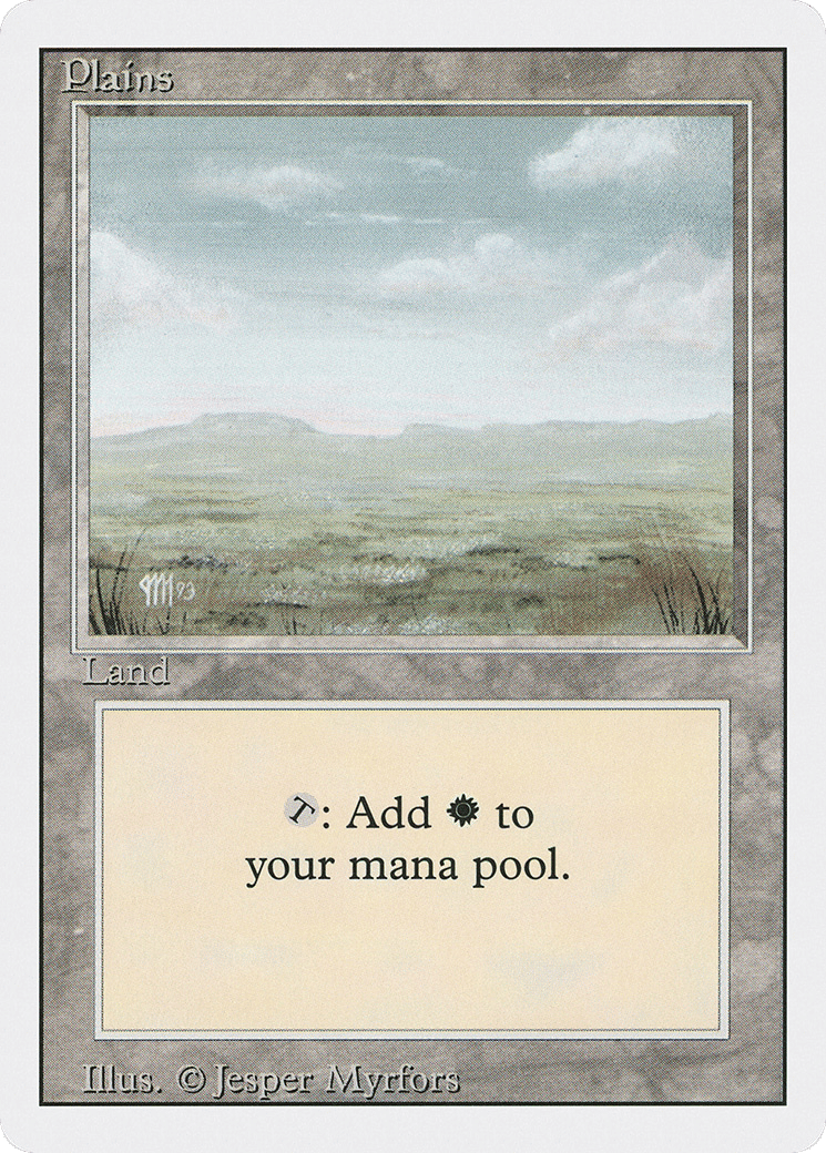 Plaine — Revised Edition — Magic: The Gathering