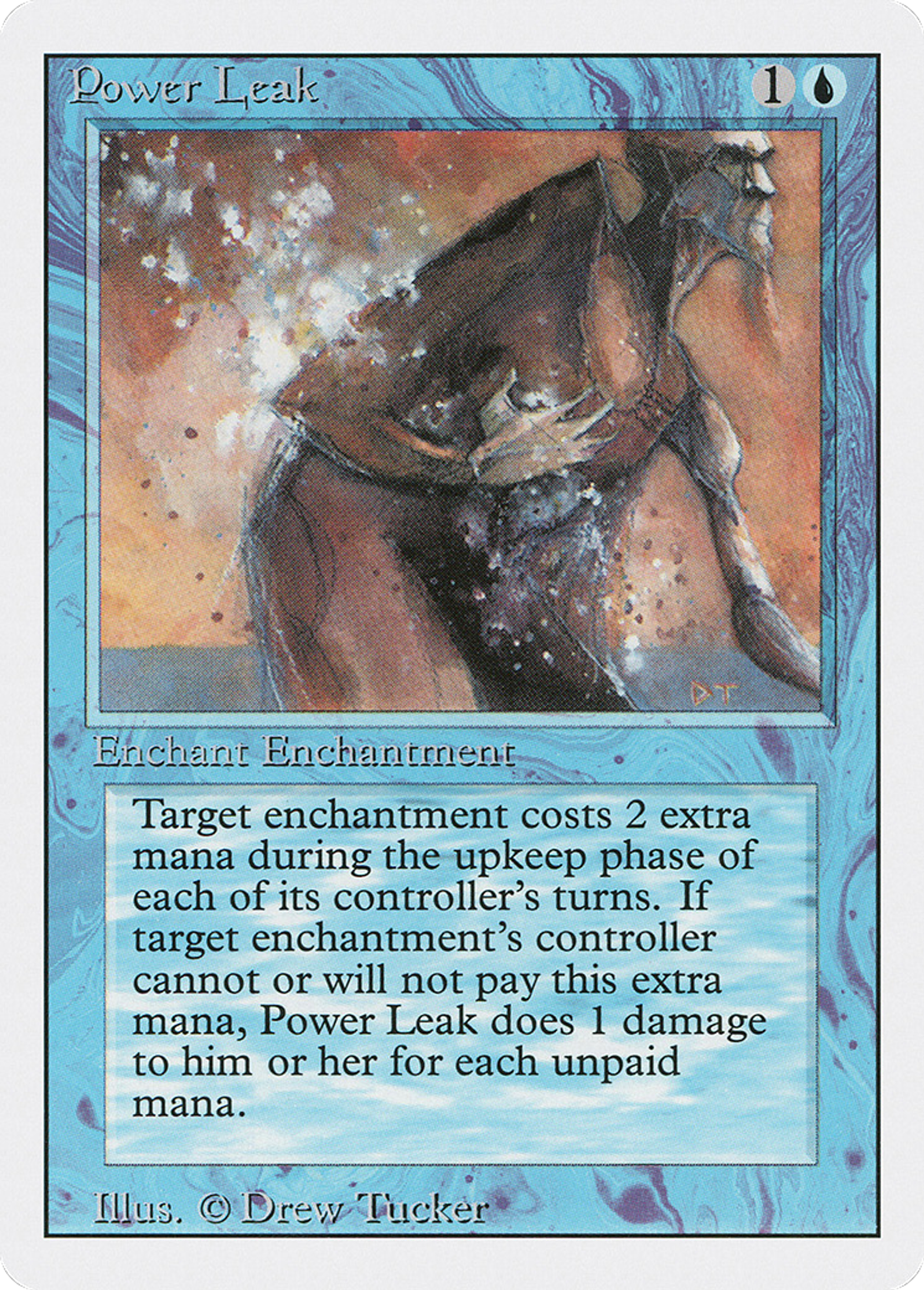 Power Leak — Revised Edition — Magic: The Gathering