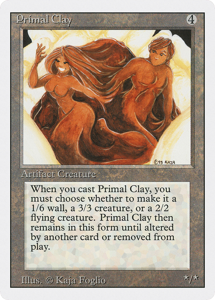 Primal Clay — Revised Edition — Magic: The Gathering