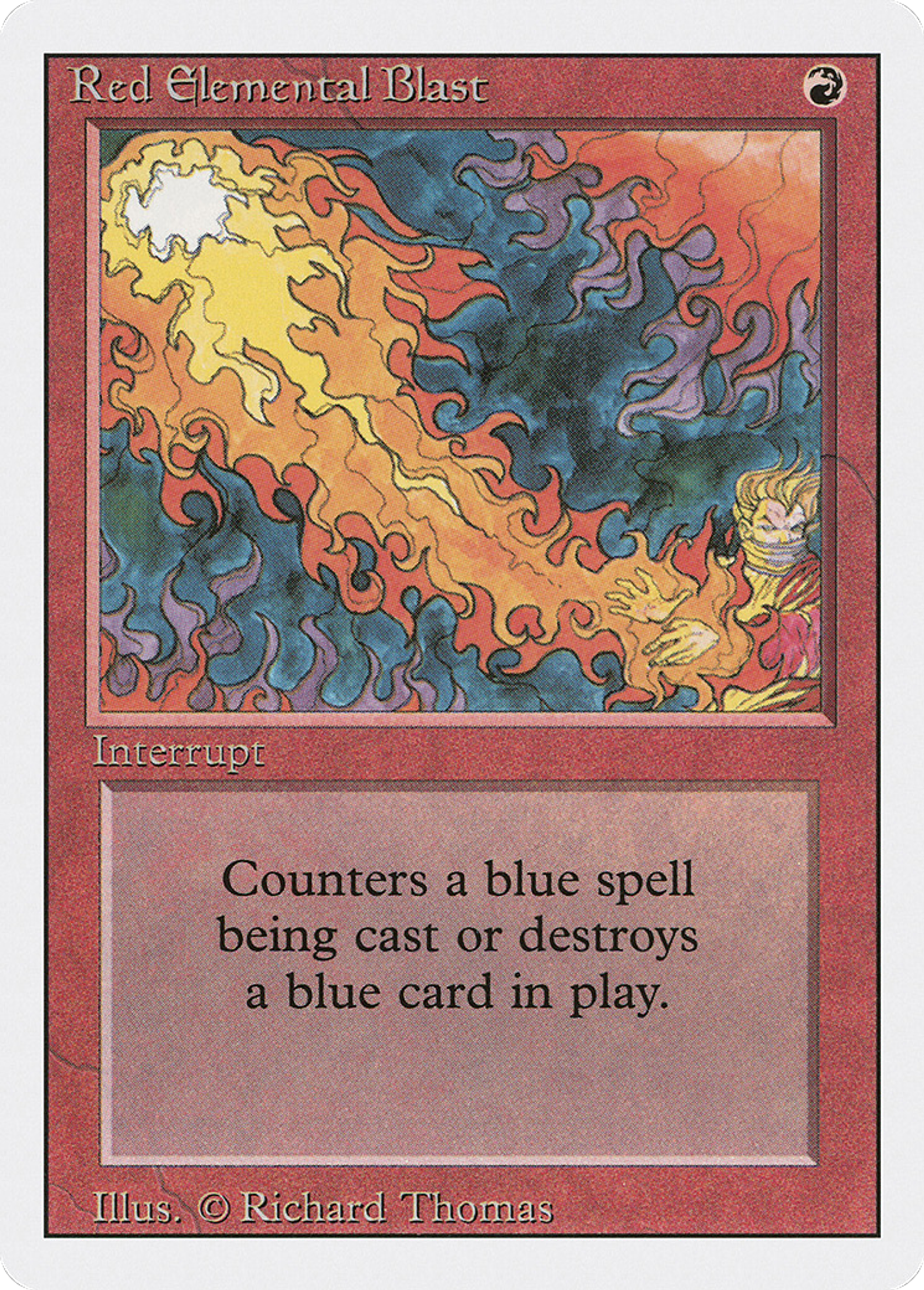 Red Elemental Blast — Revised Edition — Magic: The Gathering