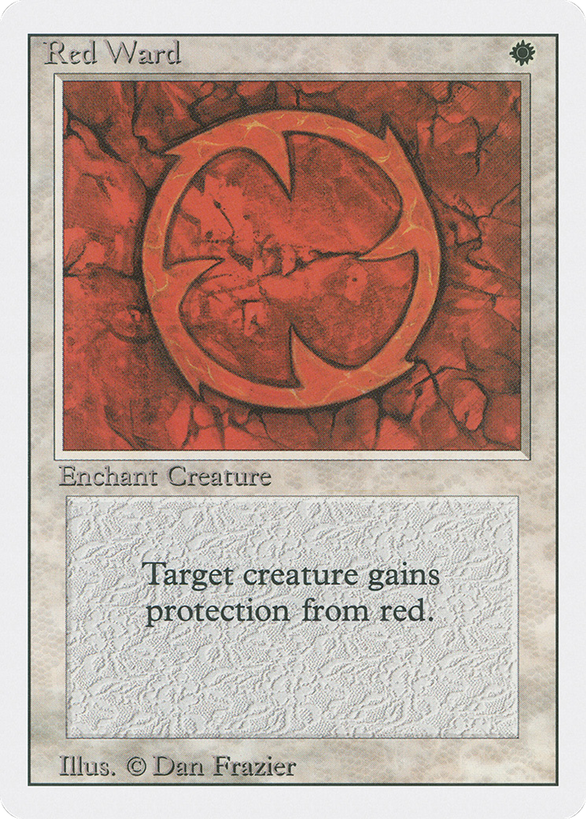 Red Ward — Revised Edition — Magic: The Gathering