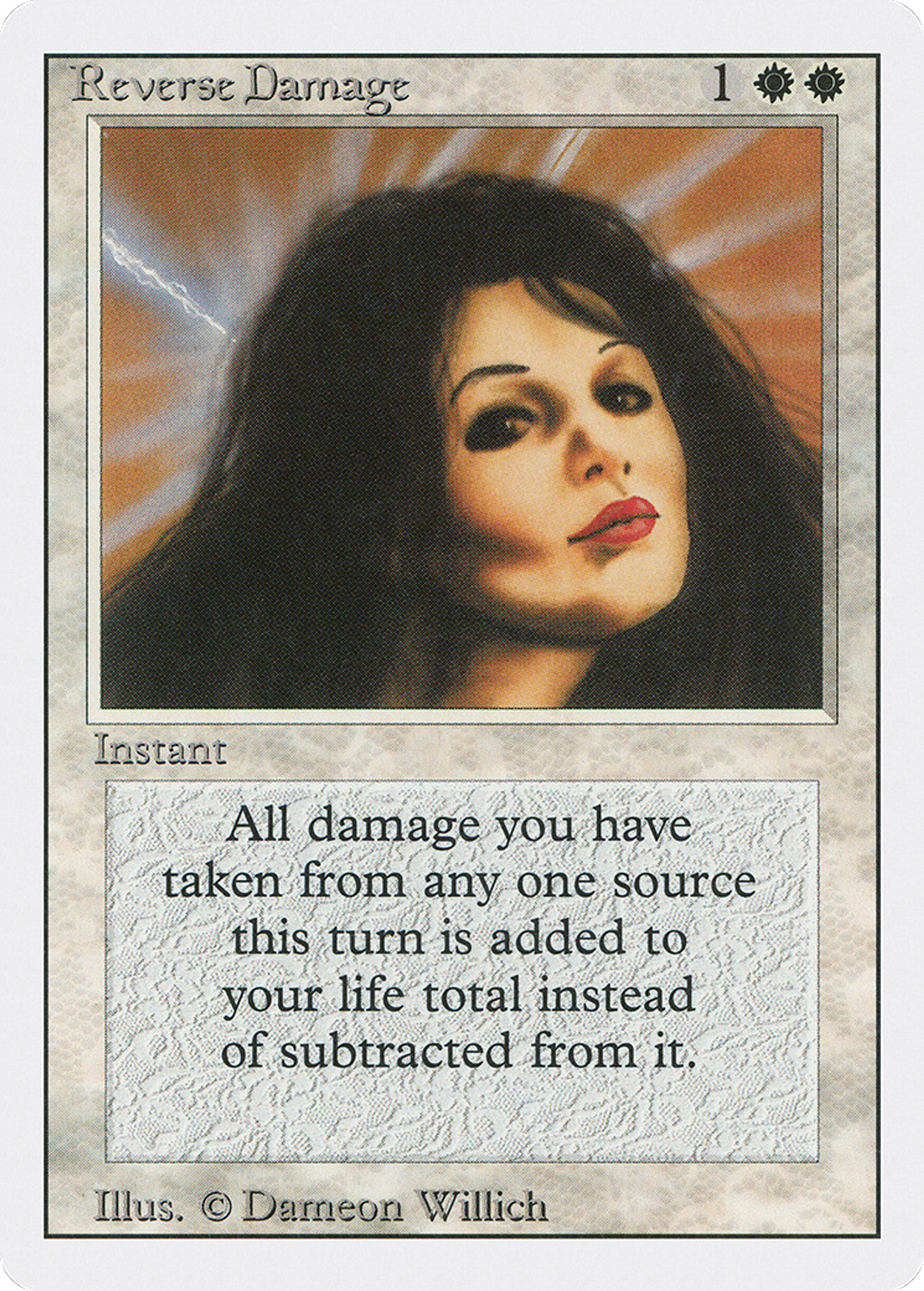 Reverse Damage — Revised Edition — Magic: The Gathering