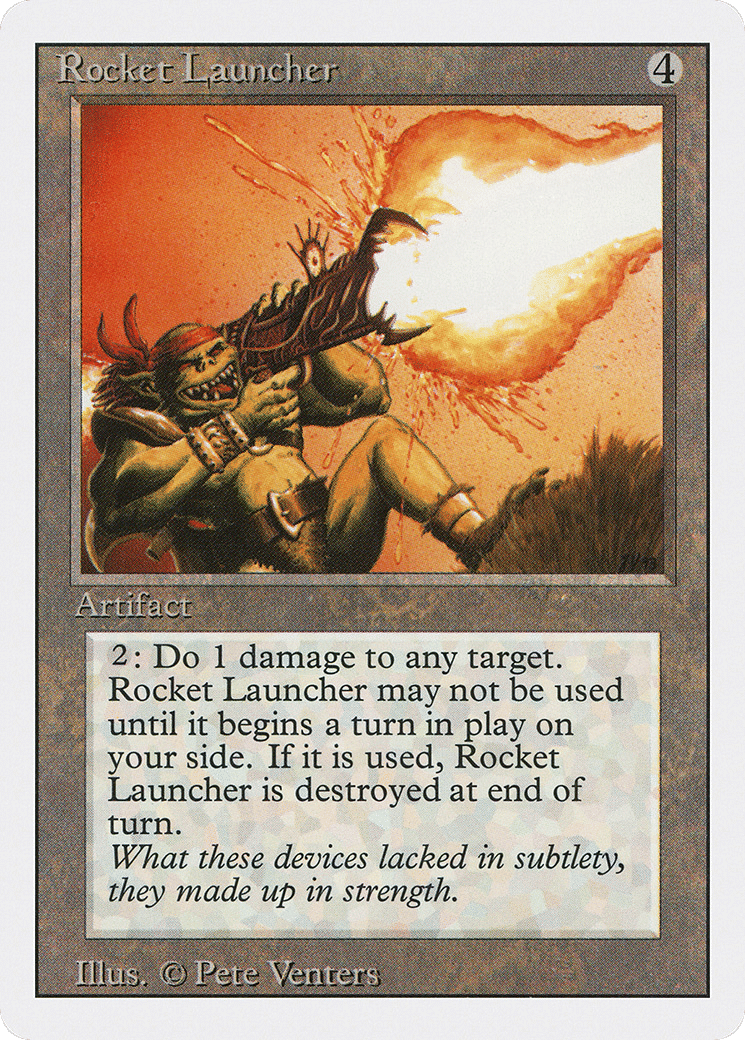 Rocket Launcher — Revised Edition — Magic: The Gathering