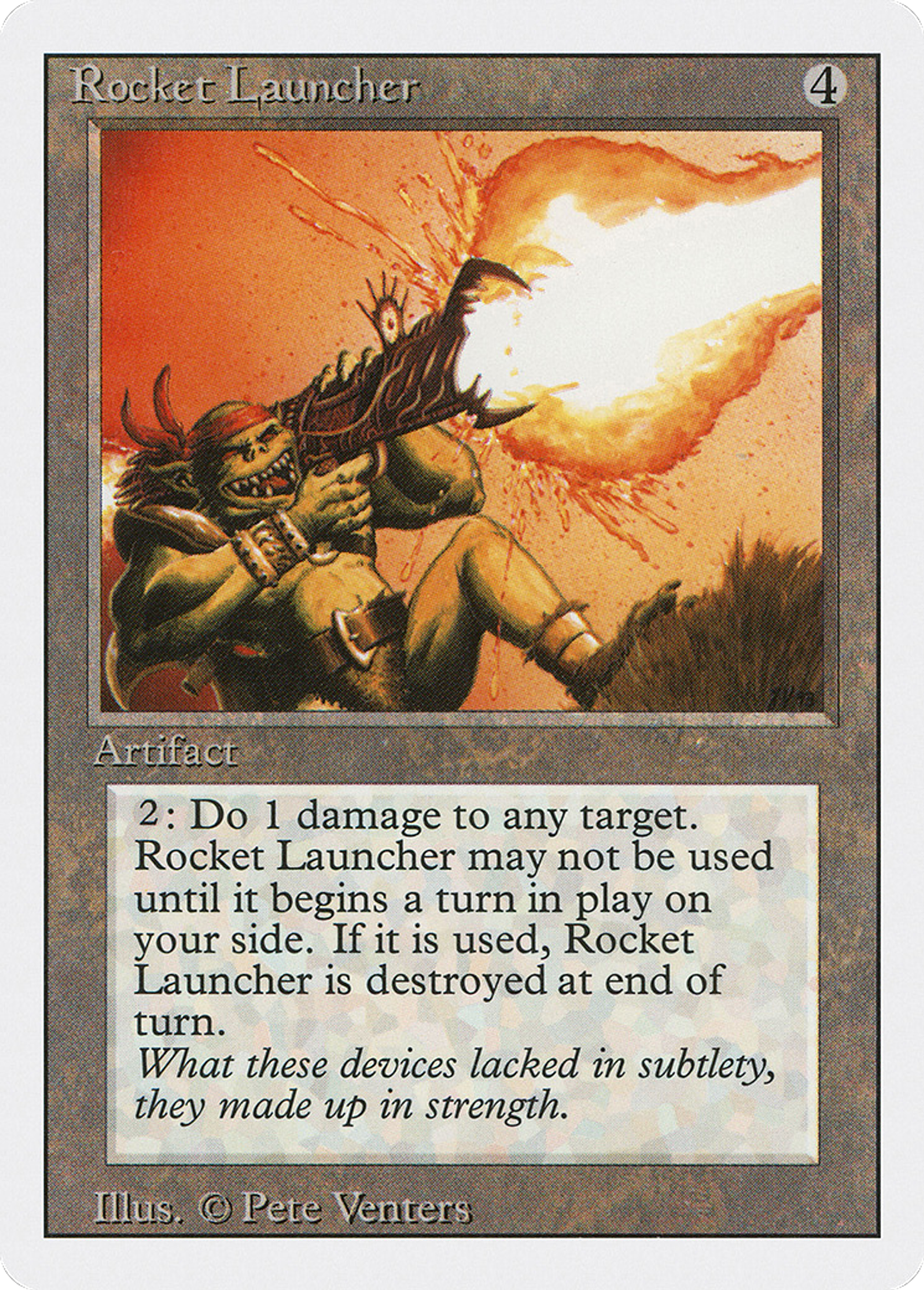 Rocket Launcher — Revised Edition — Magic: The Gathering