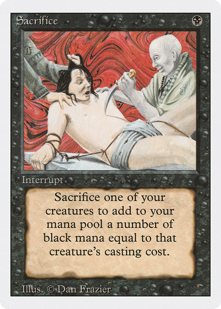 Sacrifice — Revised Edition — Magic: The Gathering