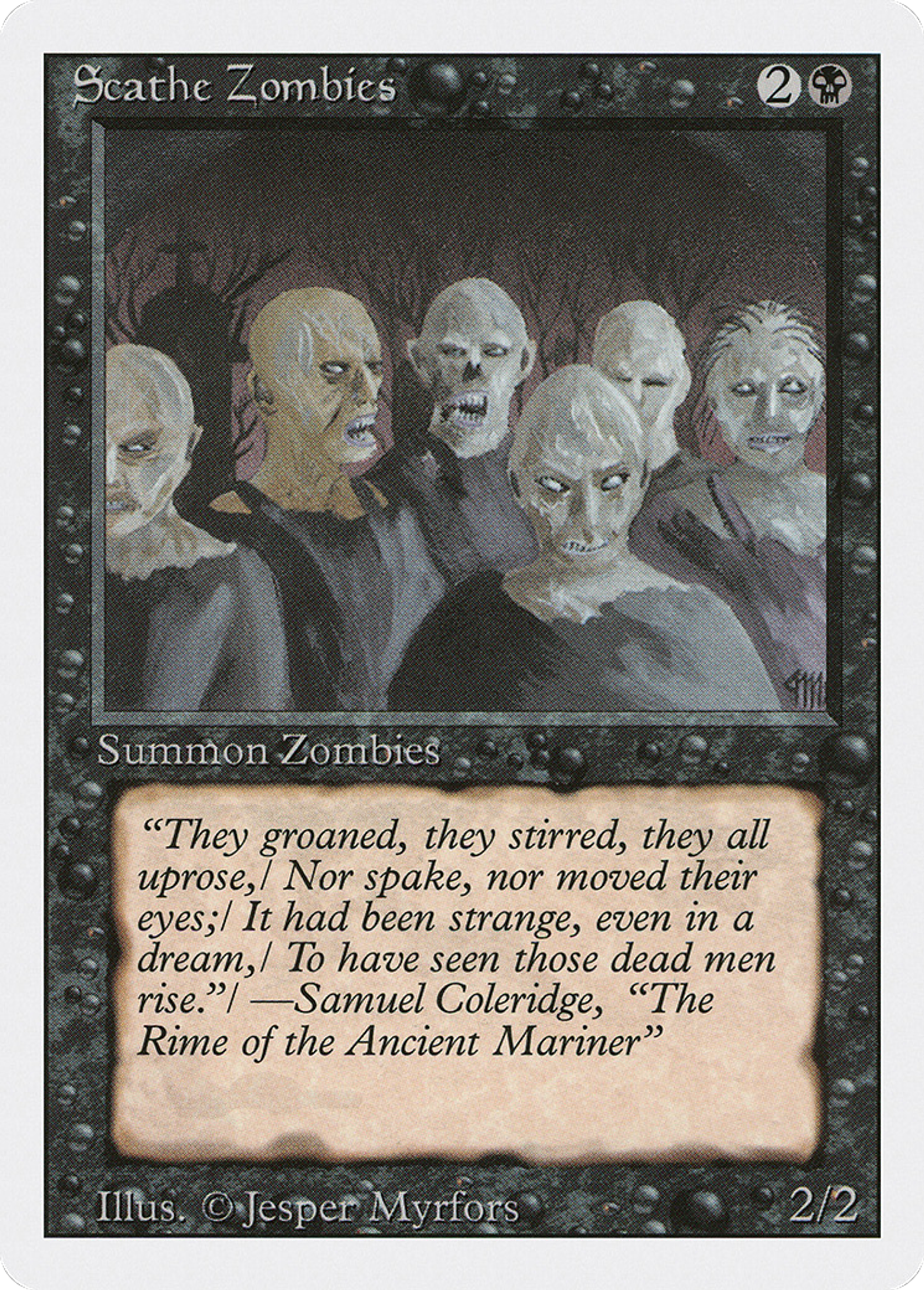 Scathe Zombies — Revised Edition — Magic: The Gathering