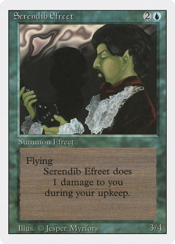 Serendib Efreet — Revised Edition — Magic: The Gathering