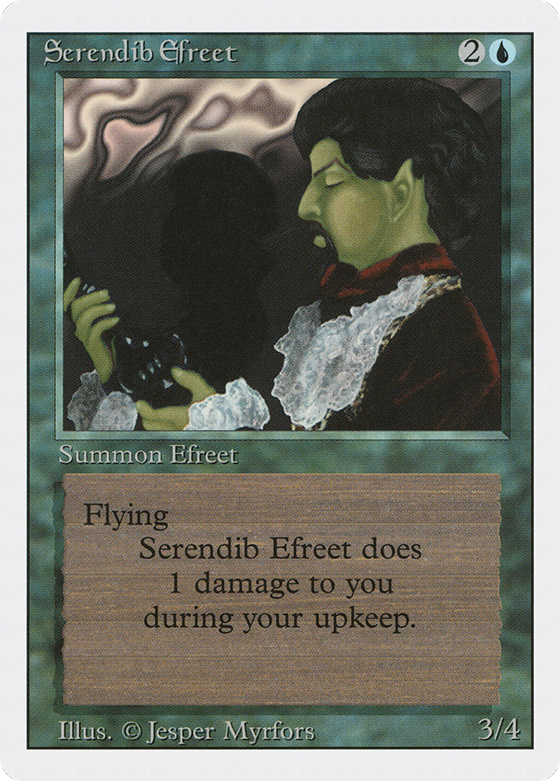 Serendib Efreet — Revised Edition — Magic: The Gathering