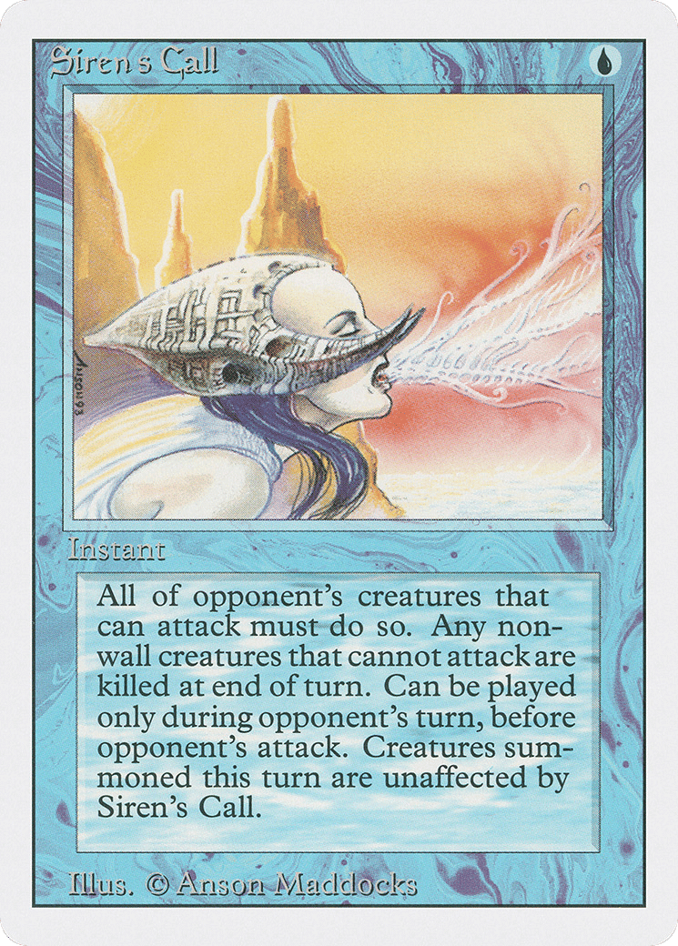 Siren's Call — Revised Edition — Magic: The Gathering