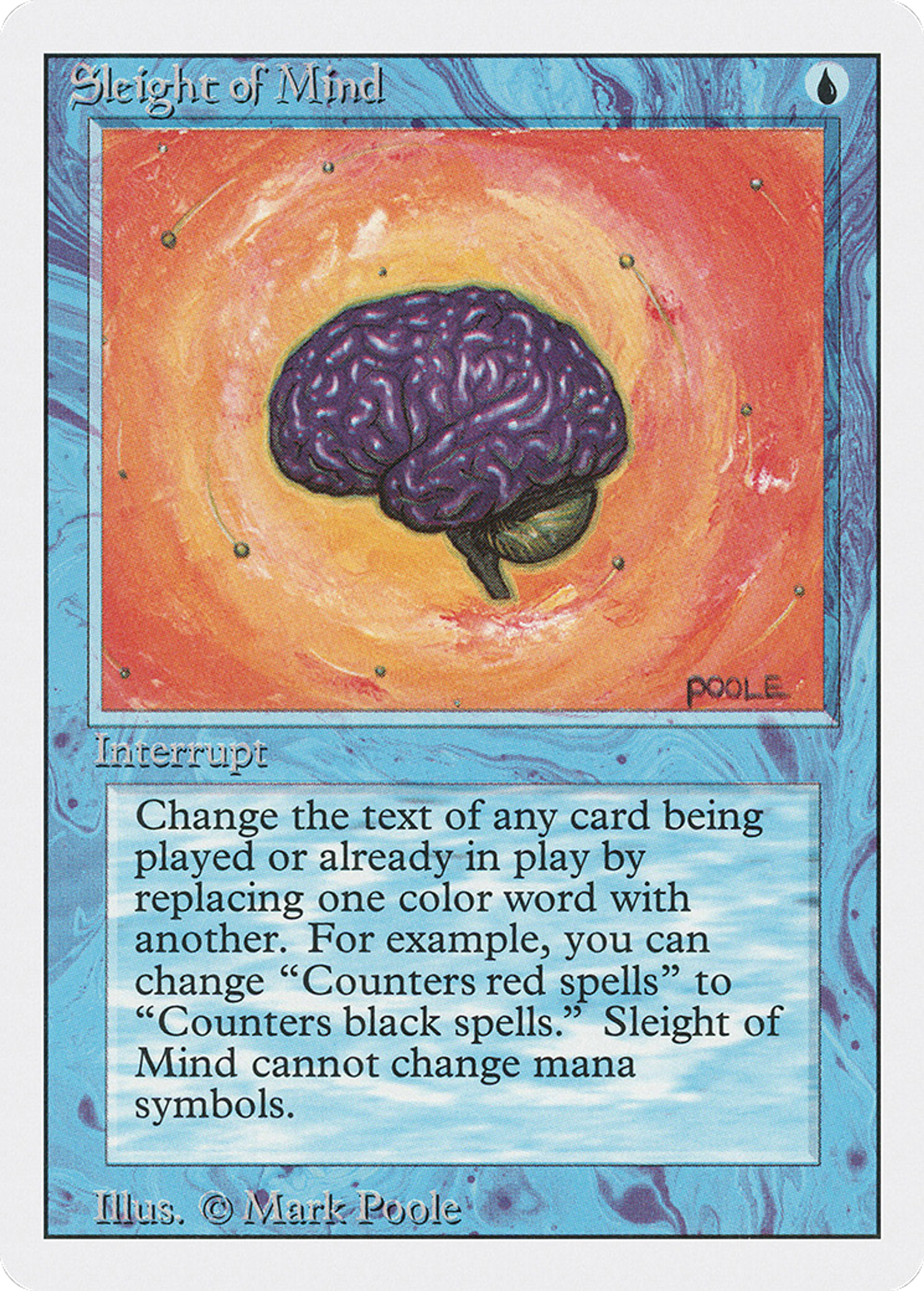 Sleight of Mind — Revised Edition — Magic: The Gathering