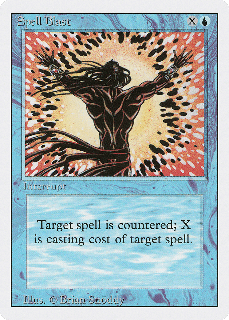 Spell Blast — Revised Edition — Magic: The Gathering