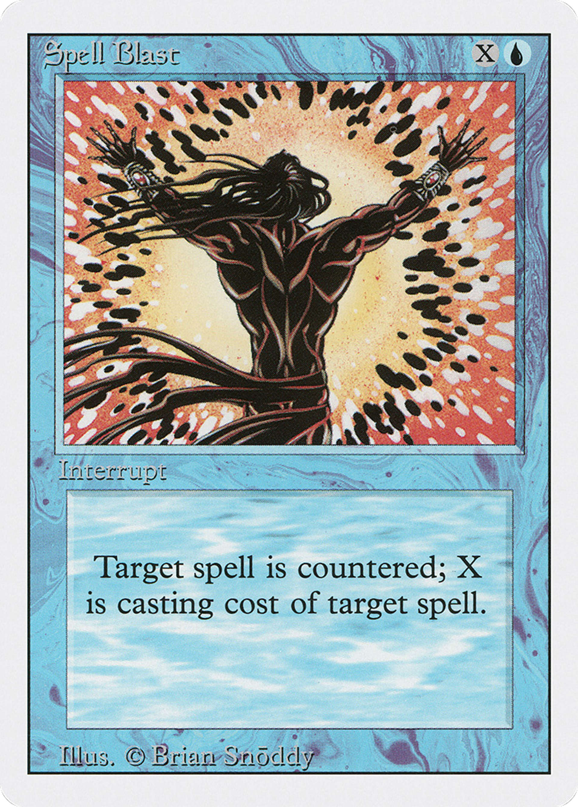 Spell Blast — Revised Edition — Magic: The Gathering