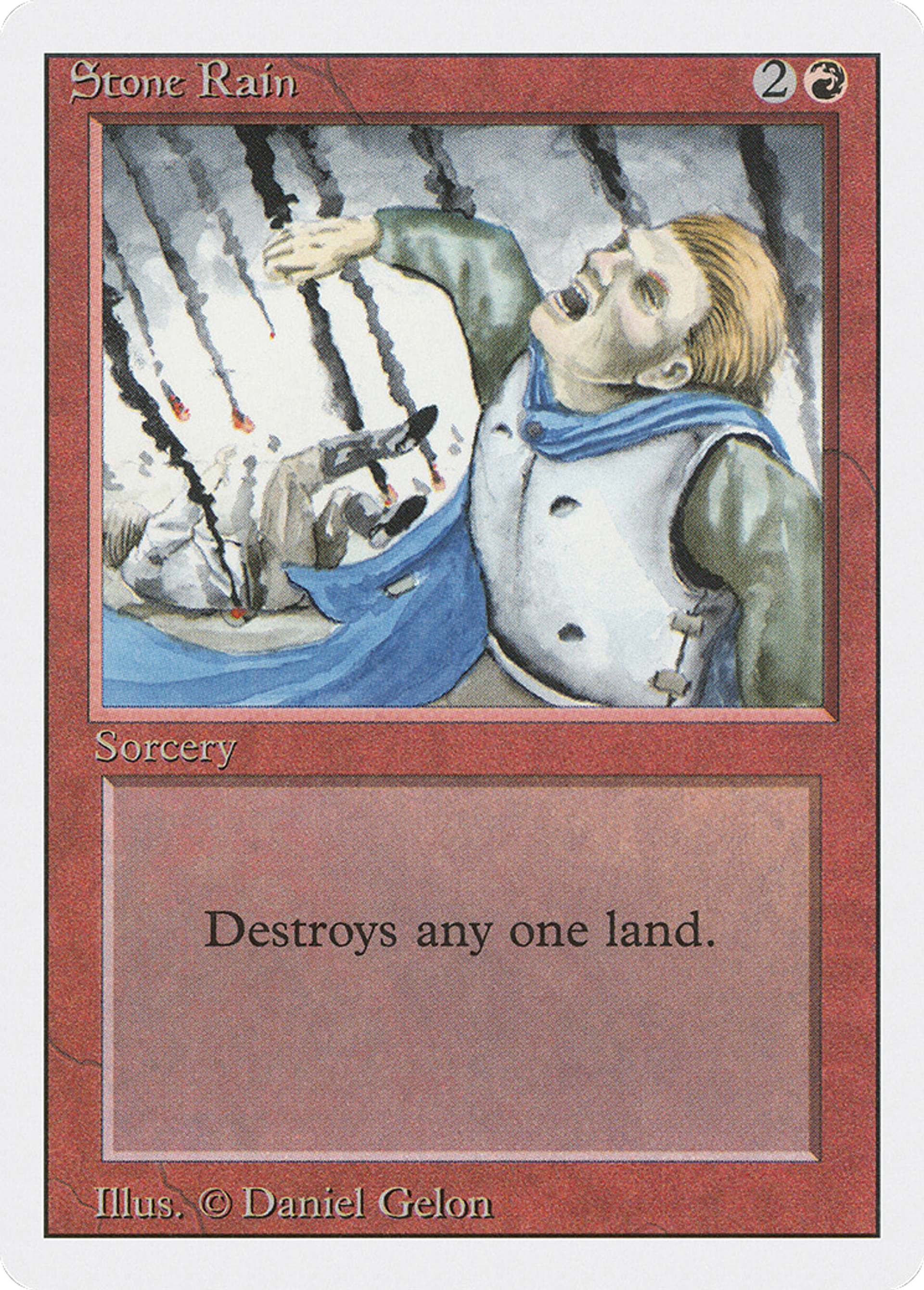 Stone Rain — Revised Edition — Magic: The Gathering