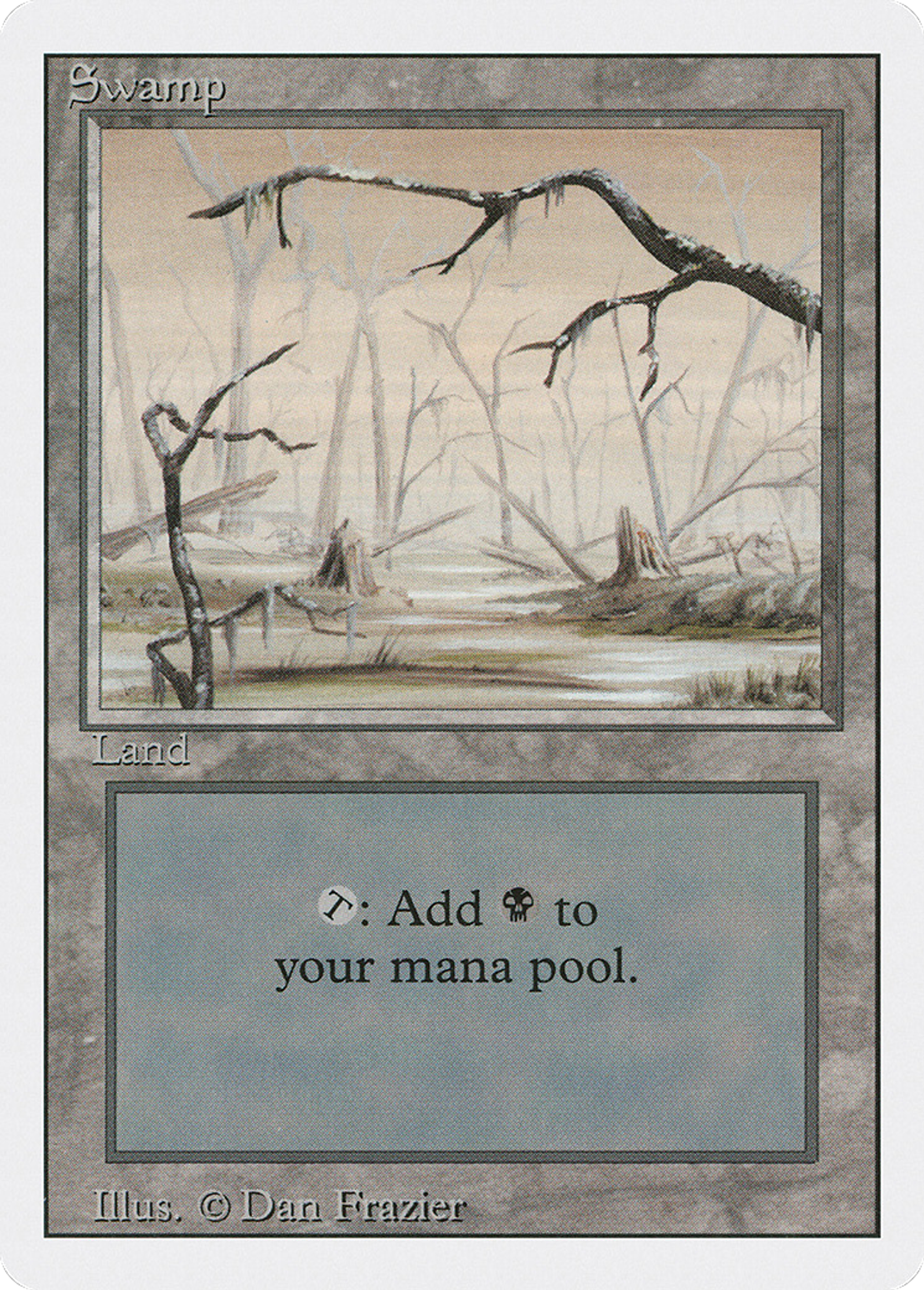 Swamp — Revised Edition — Magic: The Gathering
