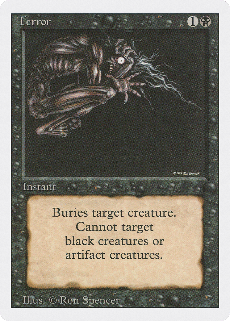 Terror — Revised Edition — Magic: The Gathering