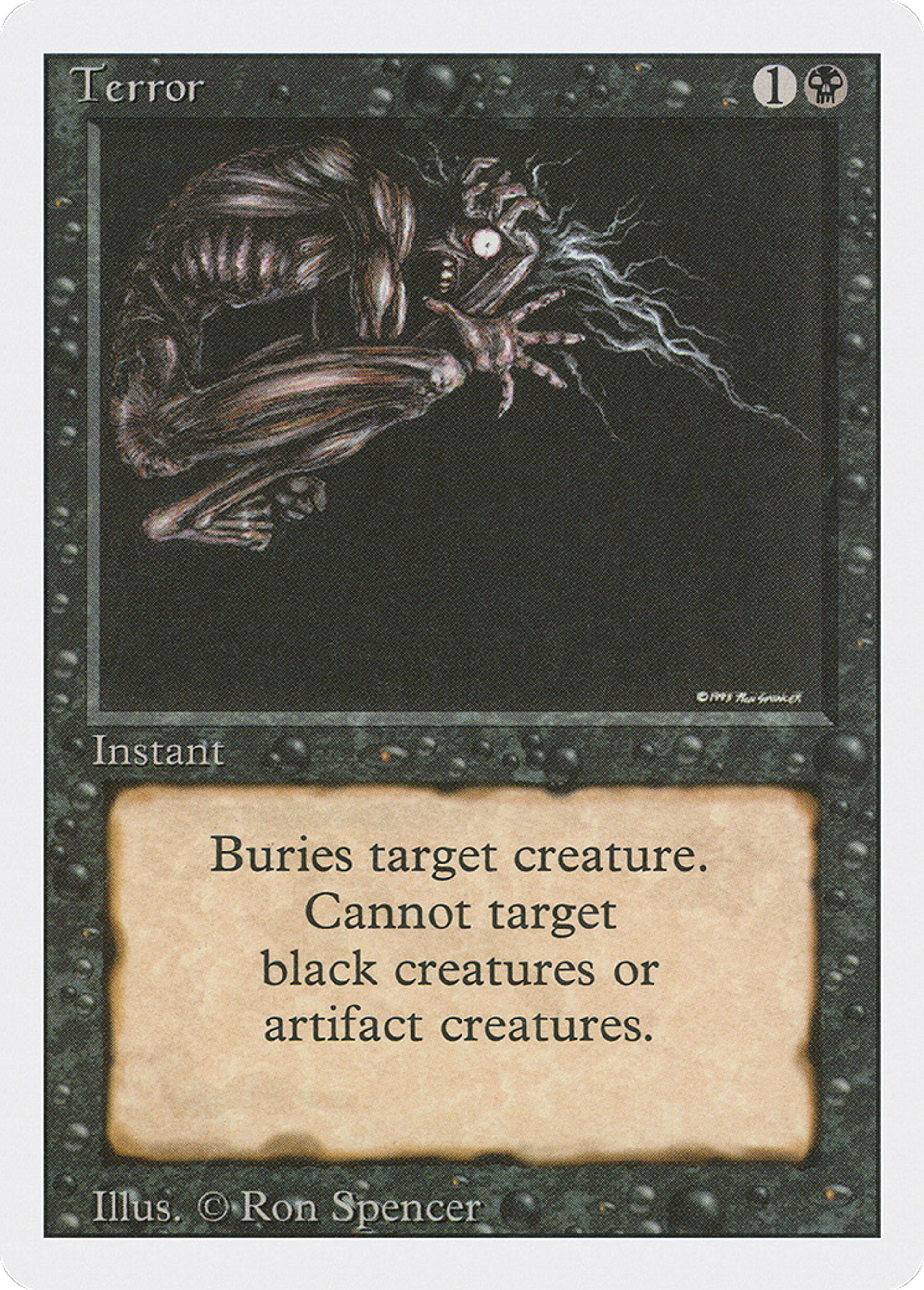 Terror — Revised Edition — Magic: The Gathering