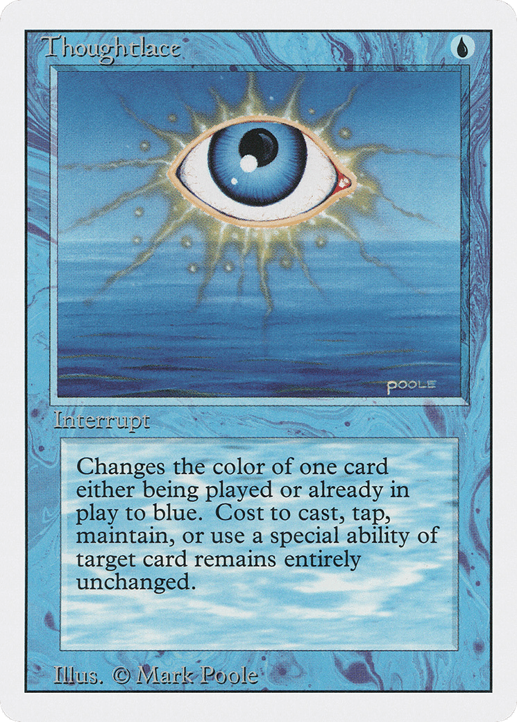 Thoughtlace — Revised Edition — Magic: The Gathering