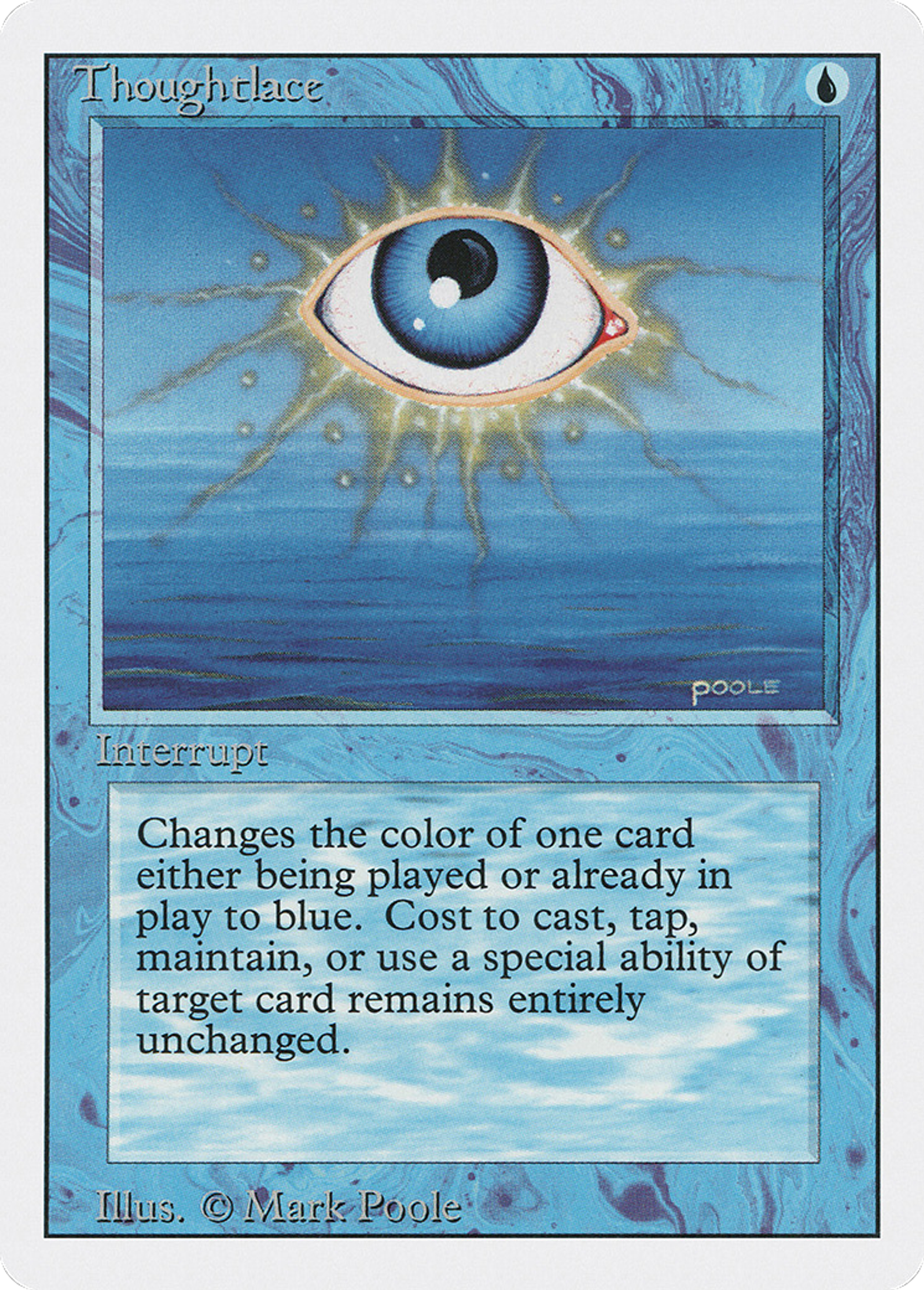 Thoughtlace — Revised Edition — Magic: The Gathering