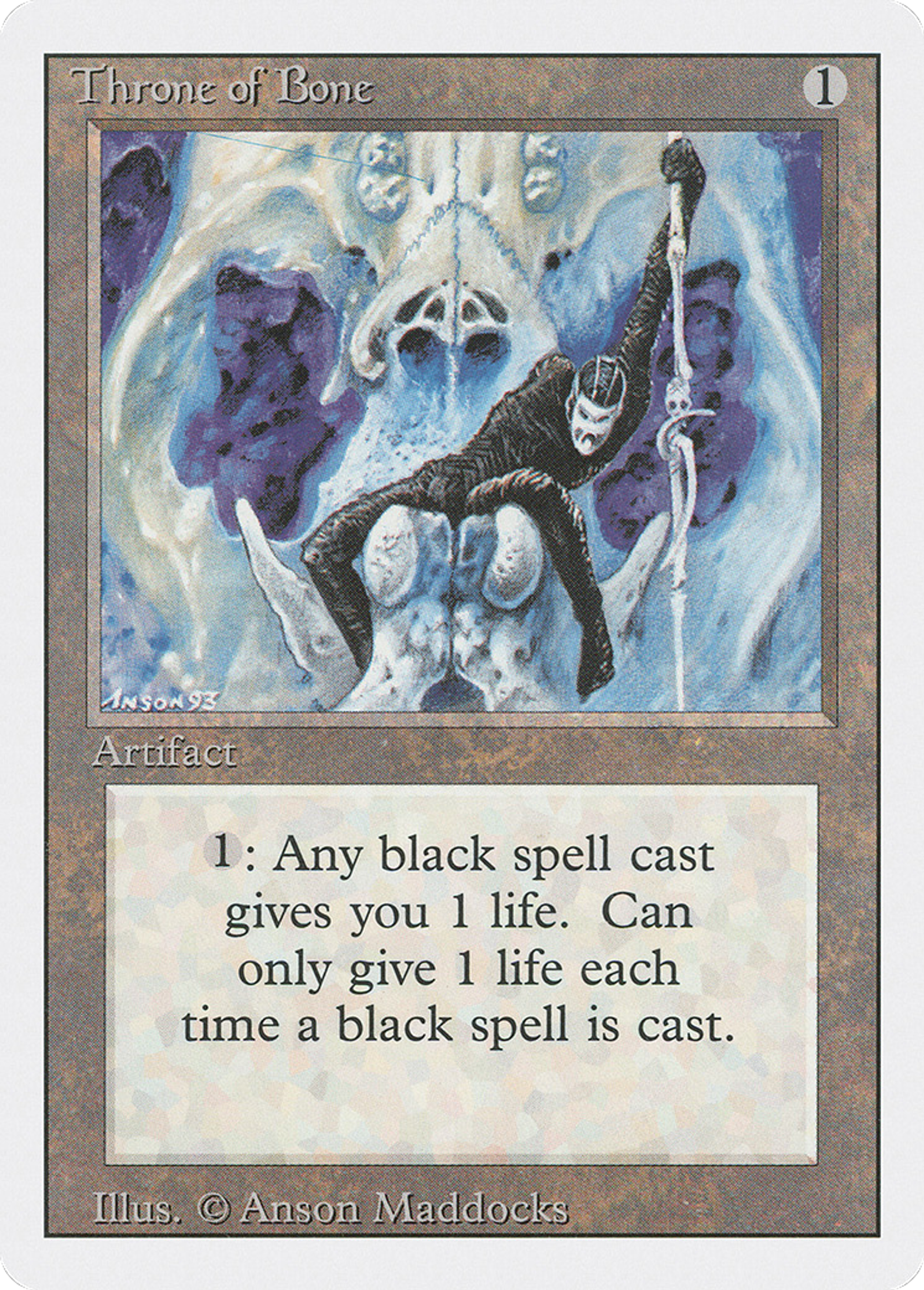 Throne of Bone — Revised Edition — Magic: The Gathering