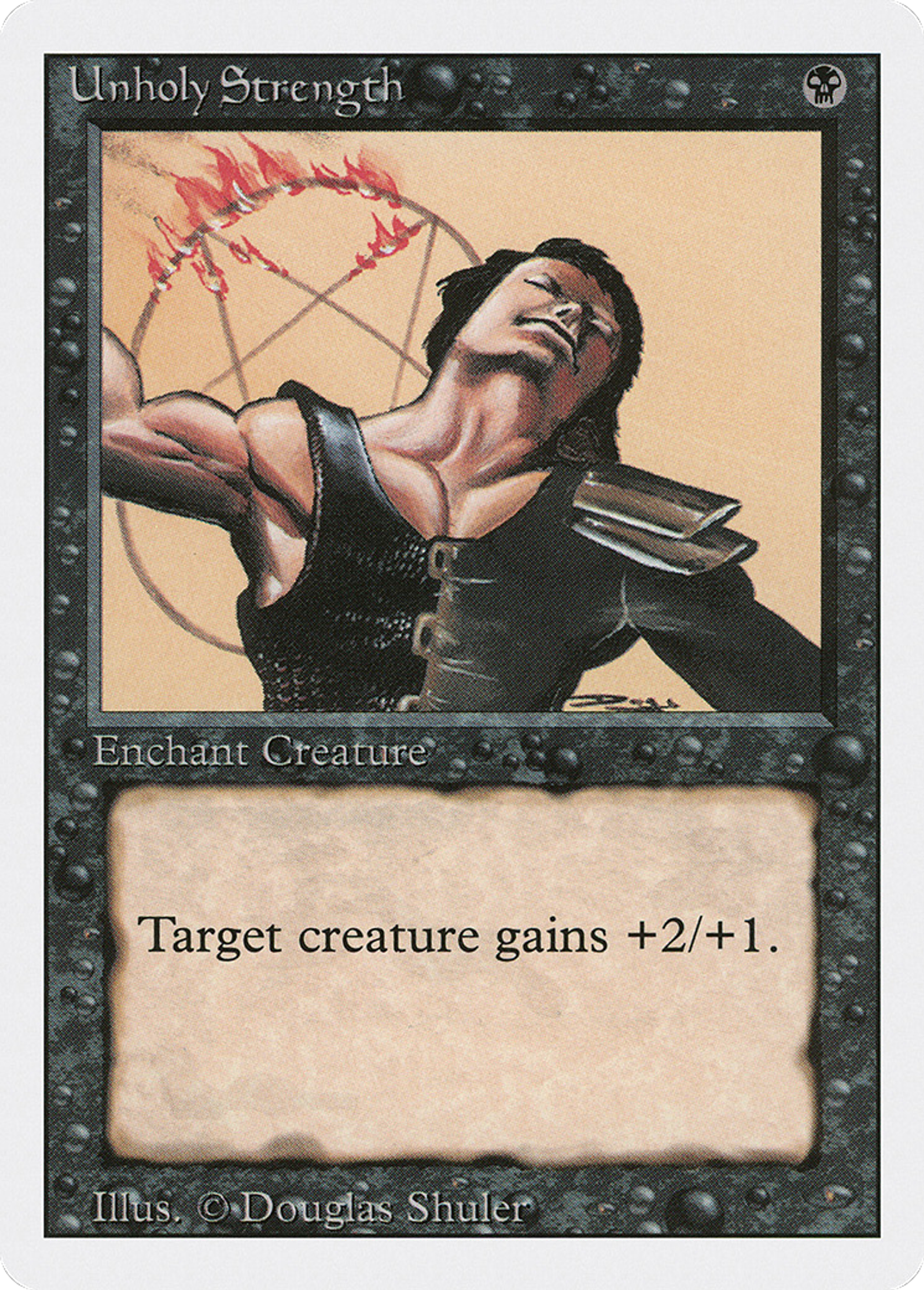 Unholy Strength — Revised Edition — Magic: The Gathering