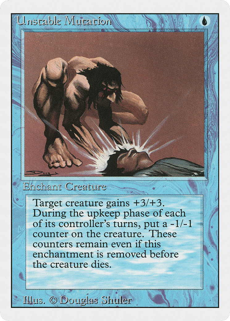 Unstable Mutation — Revised Edition — Magic: The Gathering