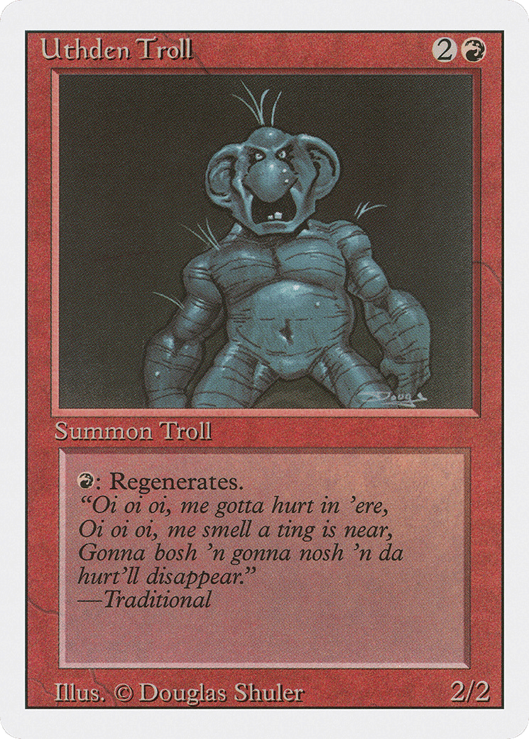 Troll d'Uthden — Revised Edition — Magic: The Gathering