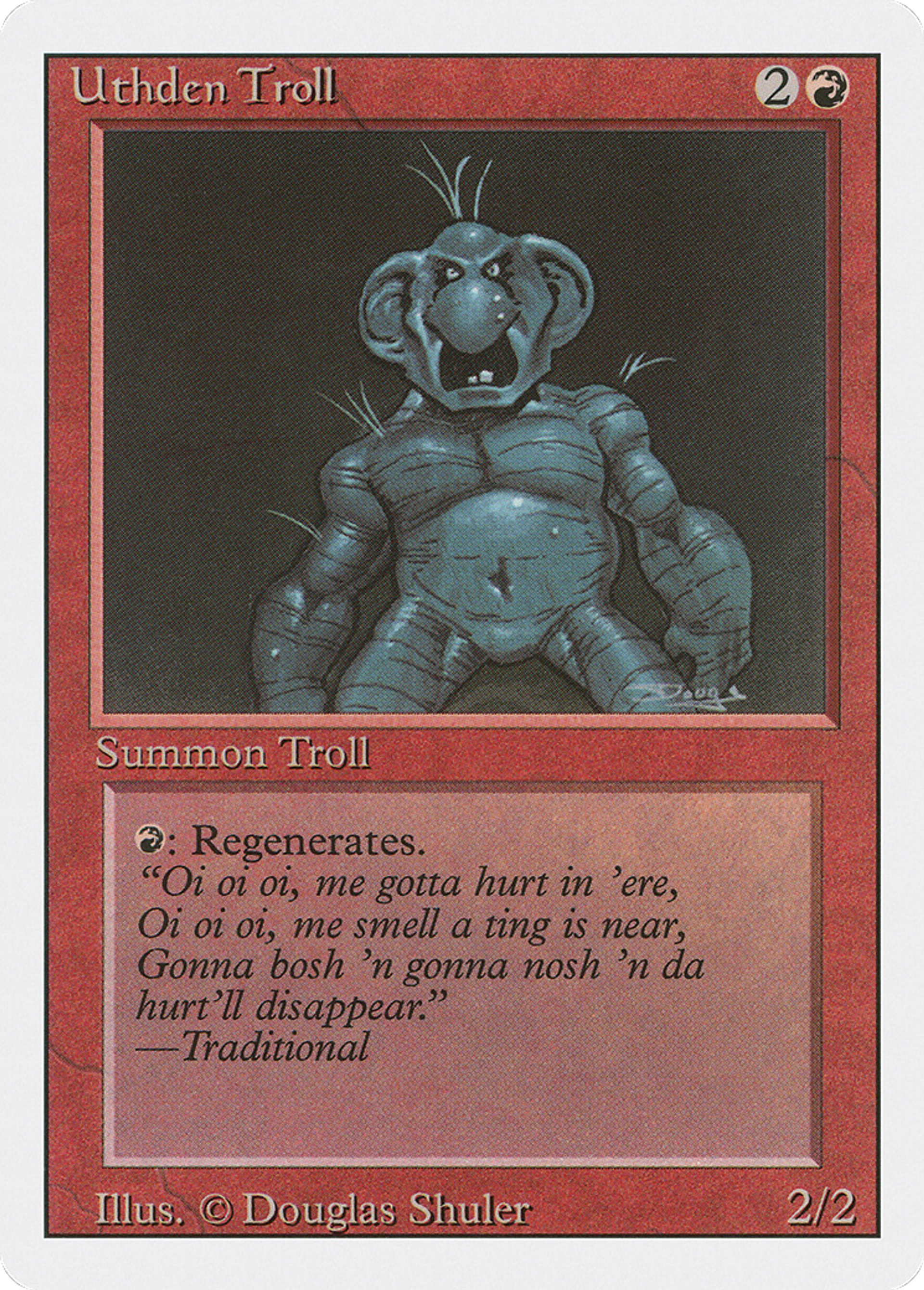 Uthden Troll — Revised Edition — Magic: The Gathering