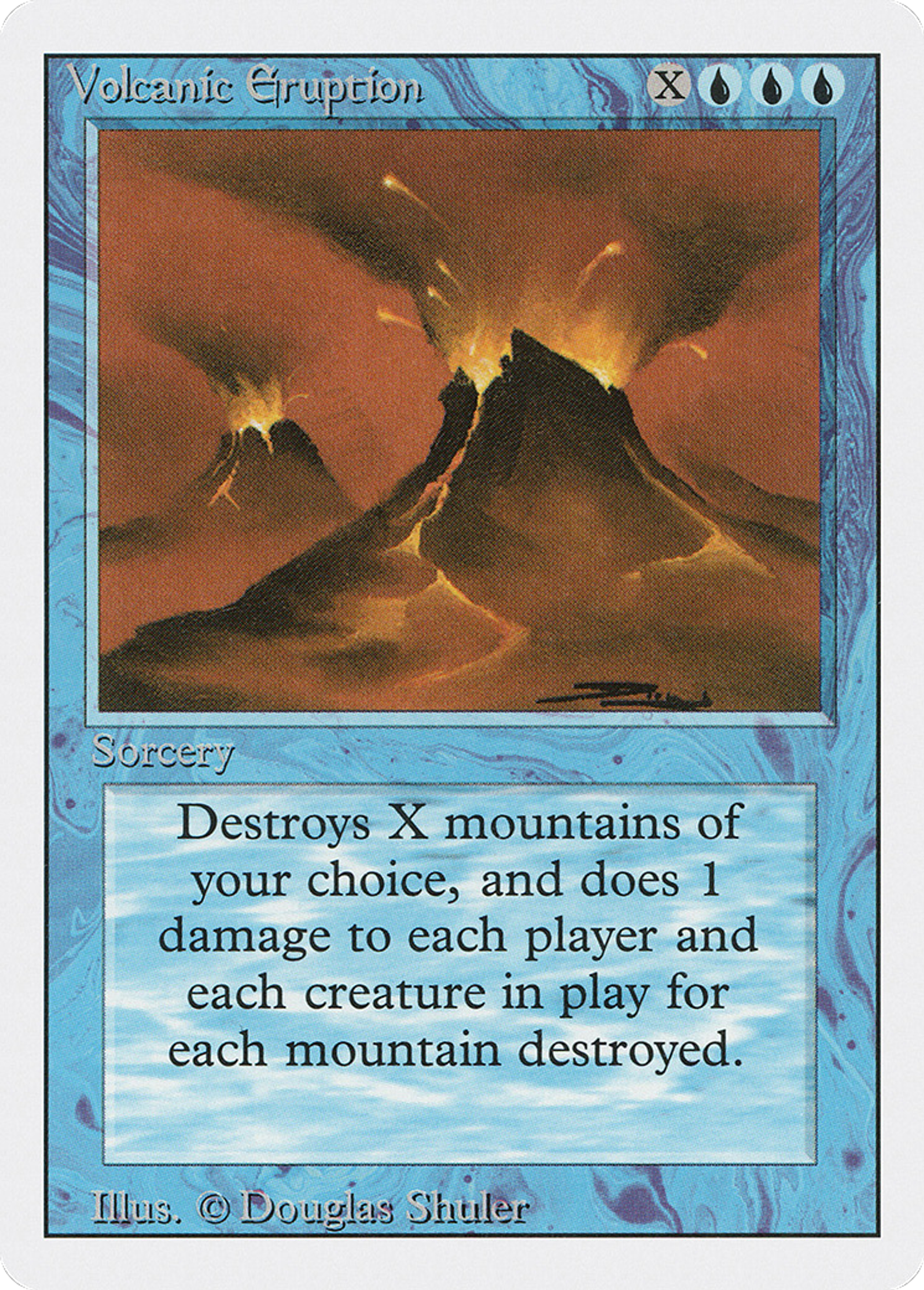 Volcanic Eruption — Revised Edition — Magic: The Gathering