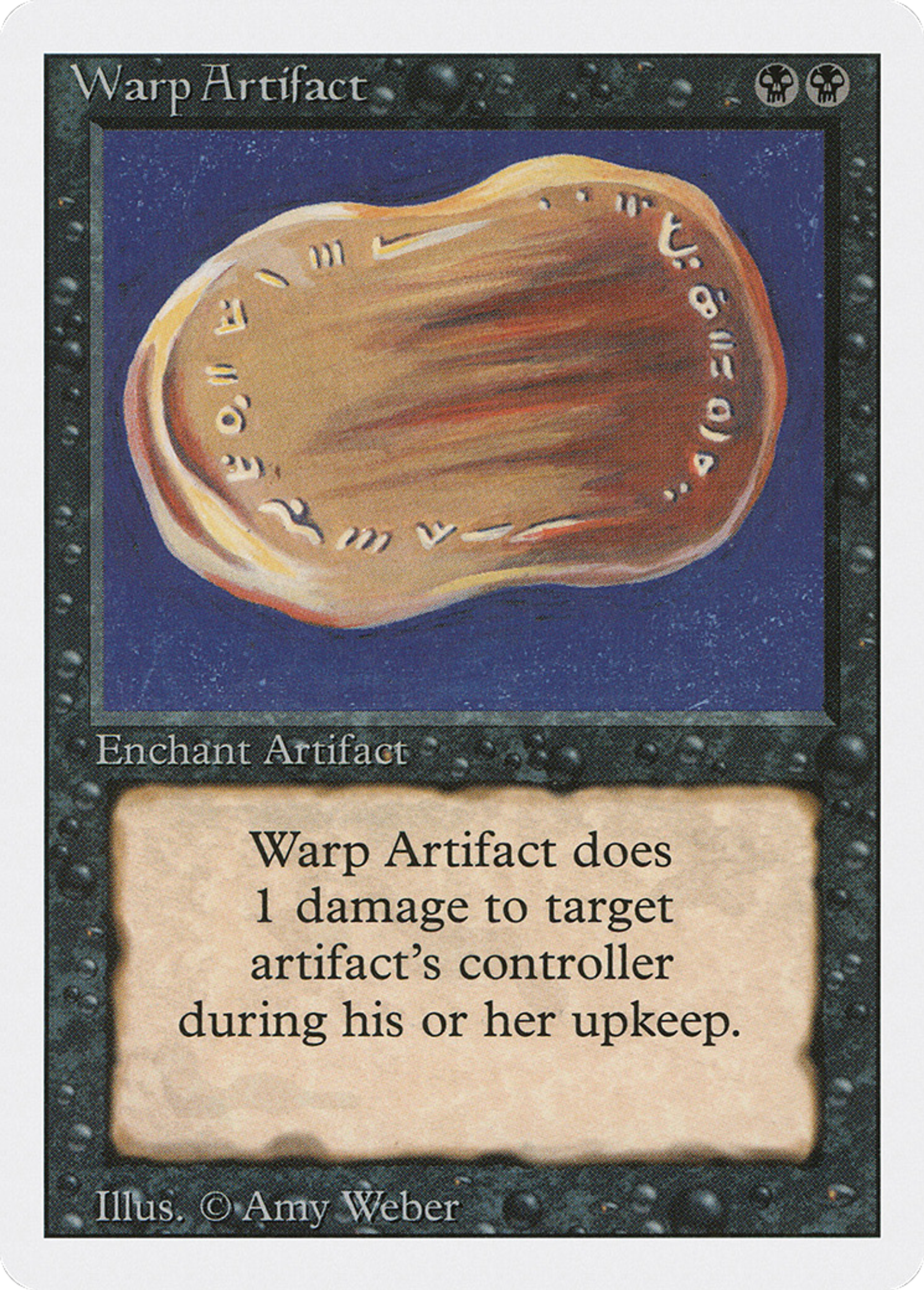 Warp Artifact — Revised Edition — Magic: The Gathering