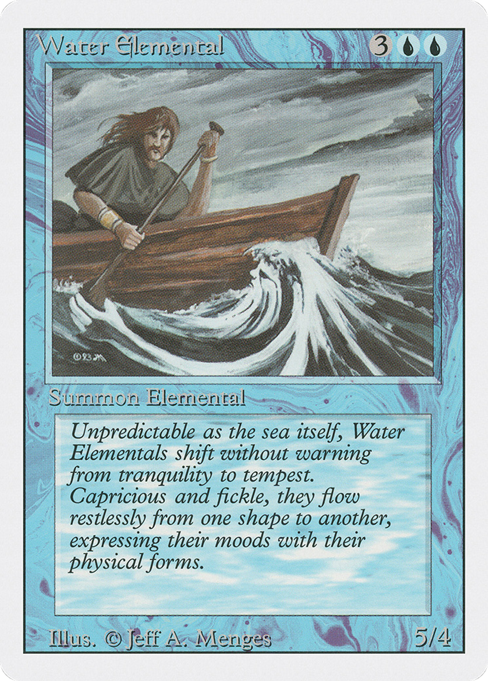 Water Elemental — Revised Edition — Magic: The Gathering