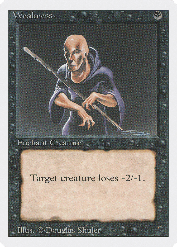 Weakness — Revised Edition — Magic: The Gathering