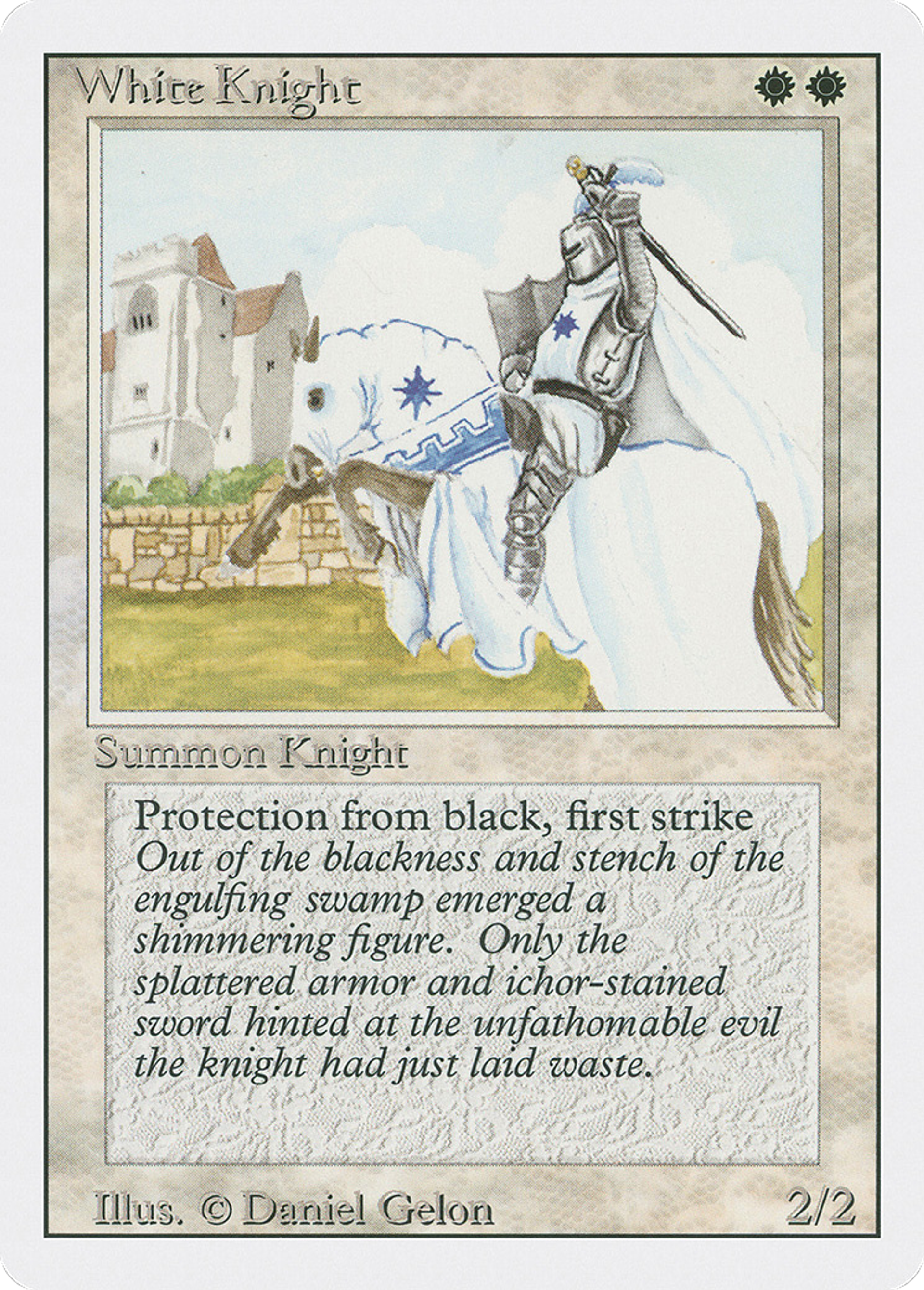 White Knight — Revised Edition — Magic: The Gathering