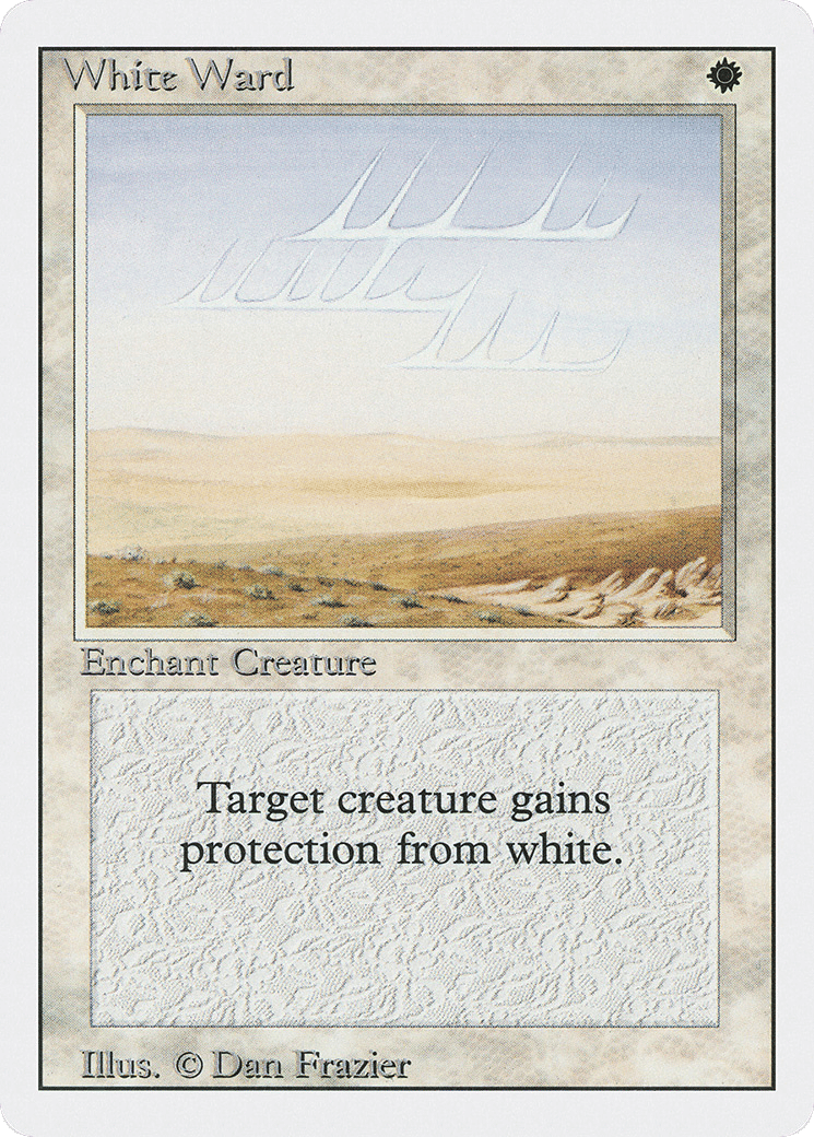 Rune de garde blanche — Revised Edition — Magic: The Gathering