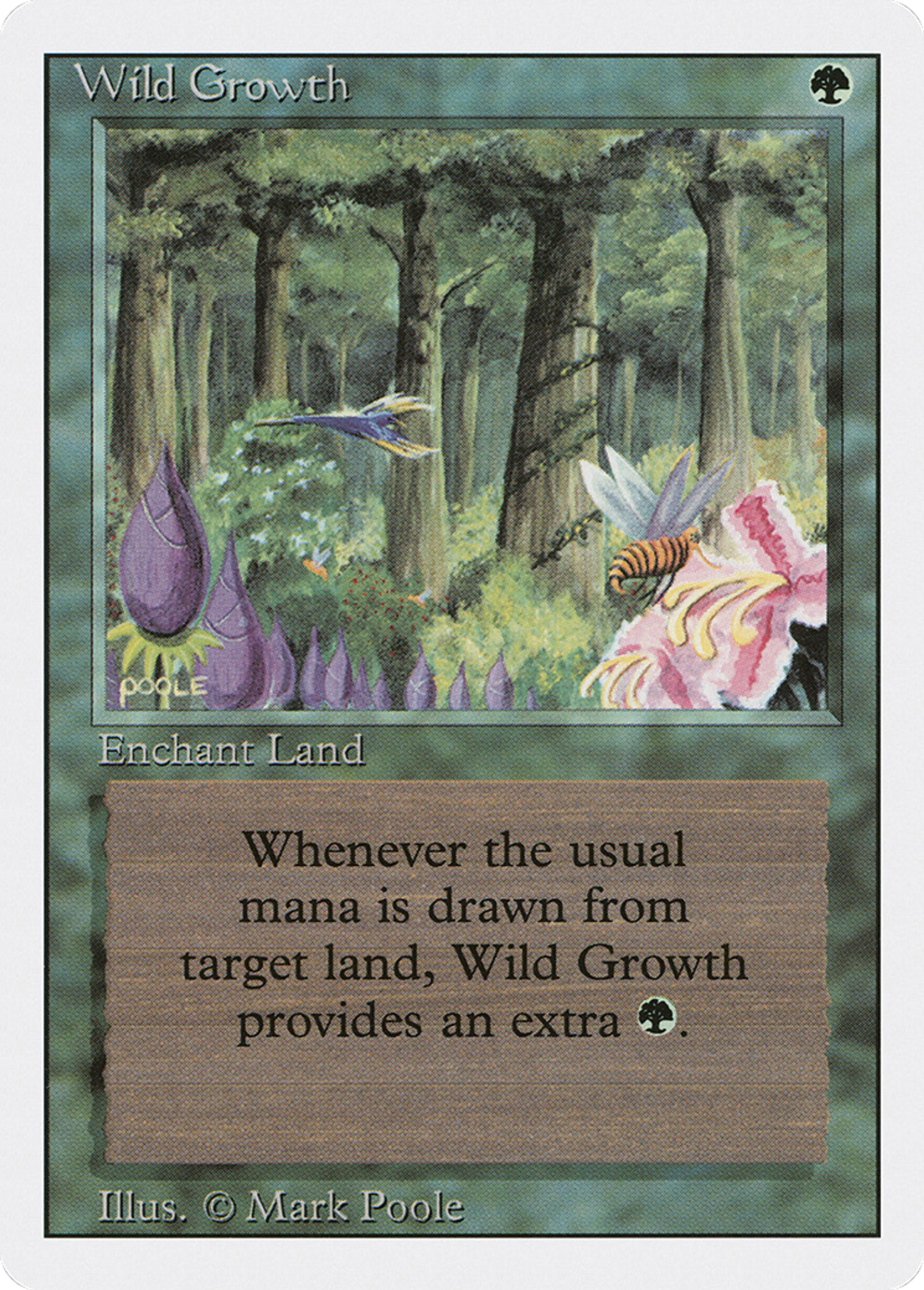 Wild Growth — Revised Edition — Magic: The Gathering