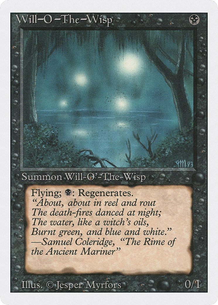 Will-o'-the-Wisp — Revised Edition — Magic: The Gathering