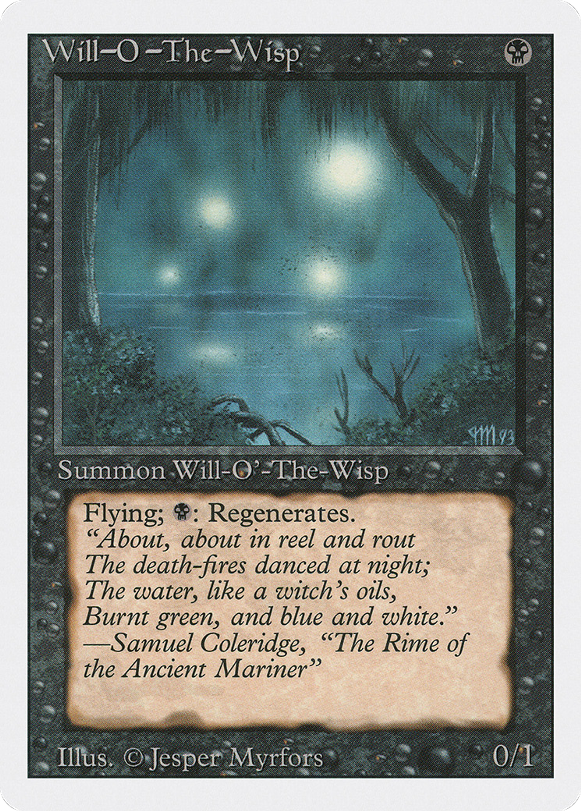 Will-o'-the-Wisp — Revised Edition — Magic: The Gathering
